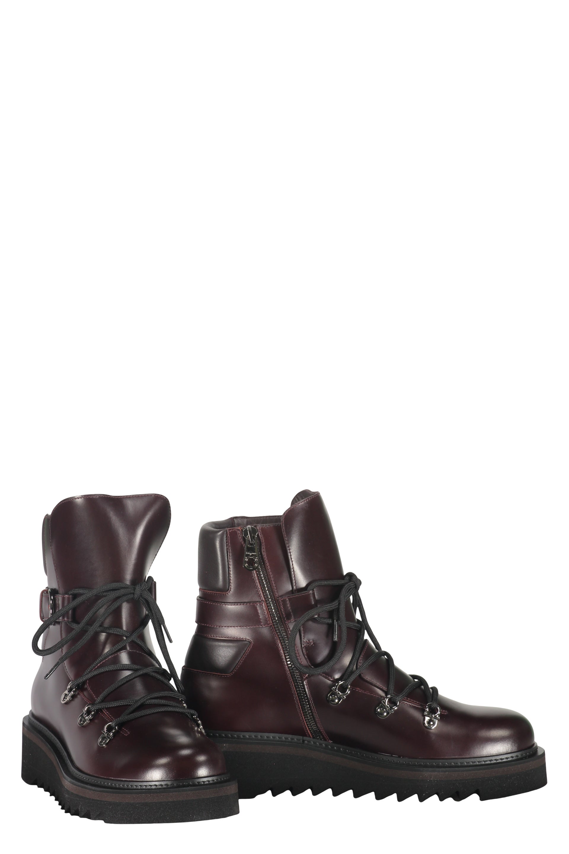 Leather ankle boots