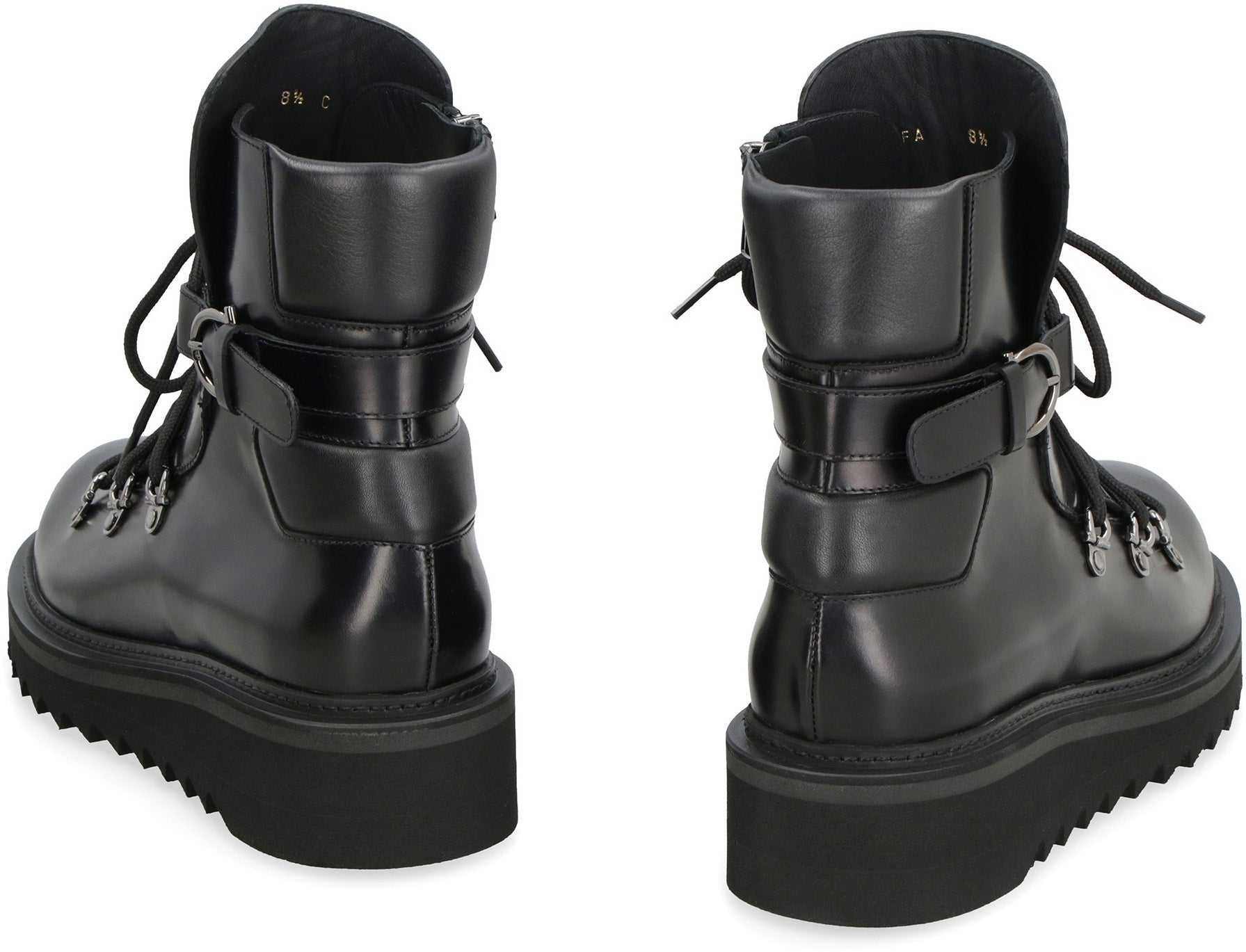 Leather ankle boots