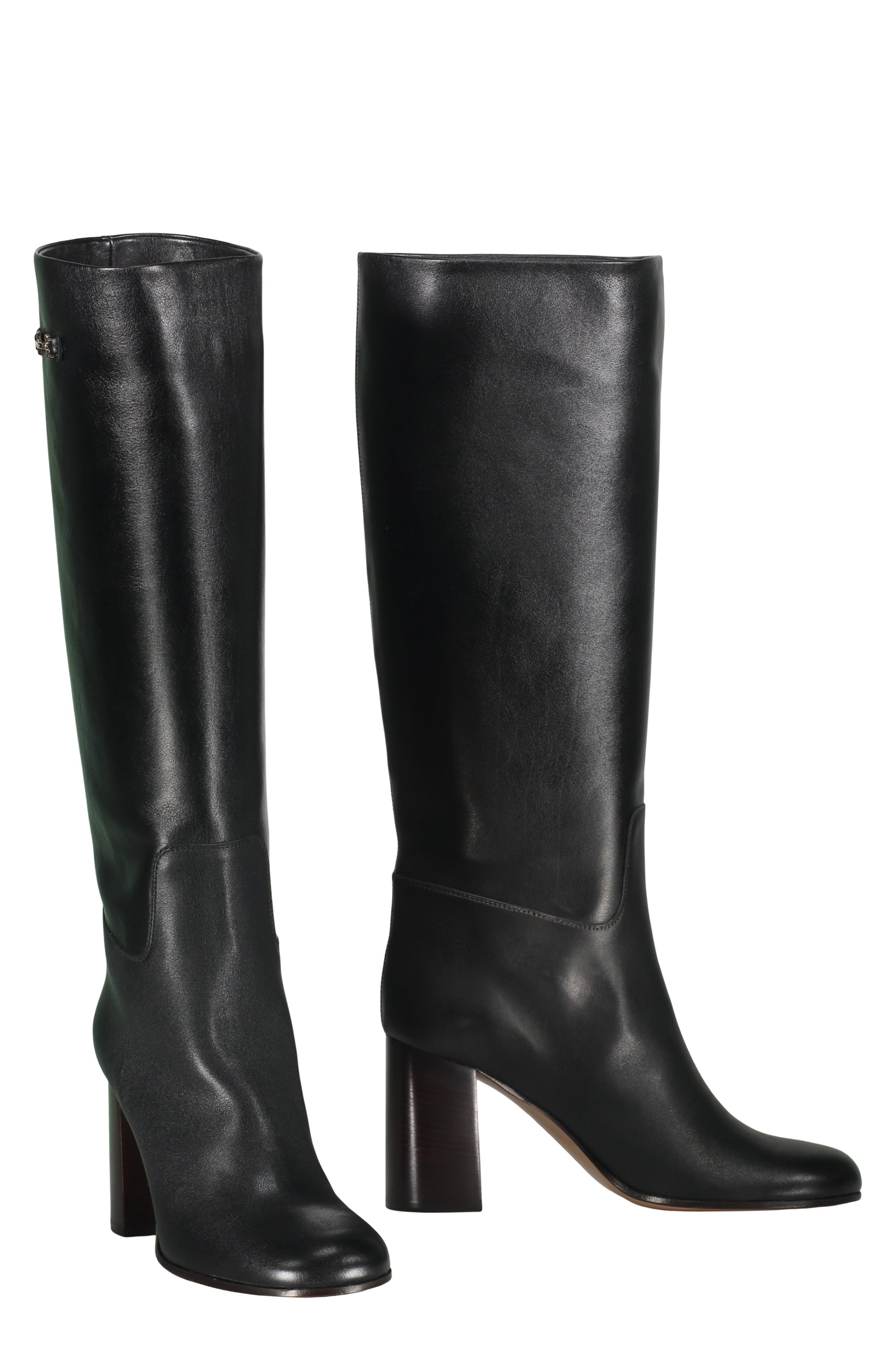 Leather boots