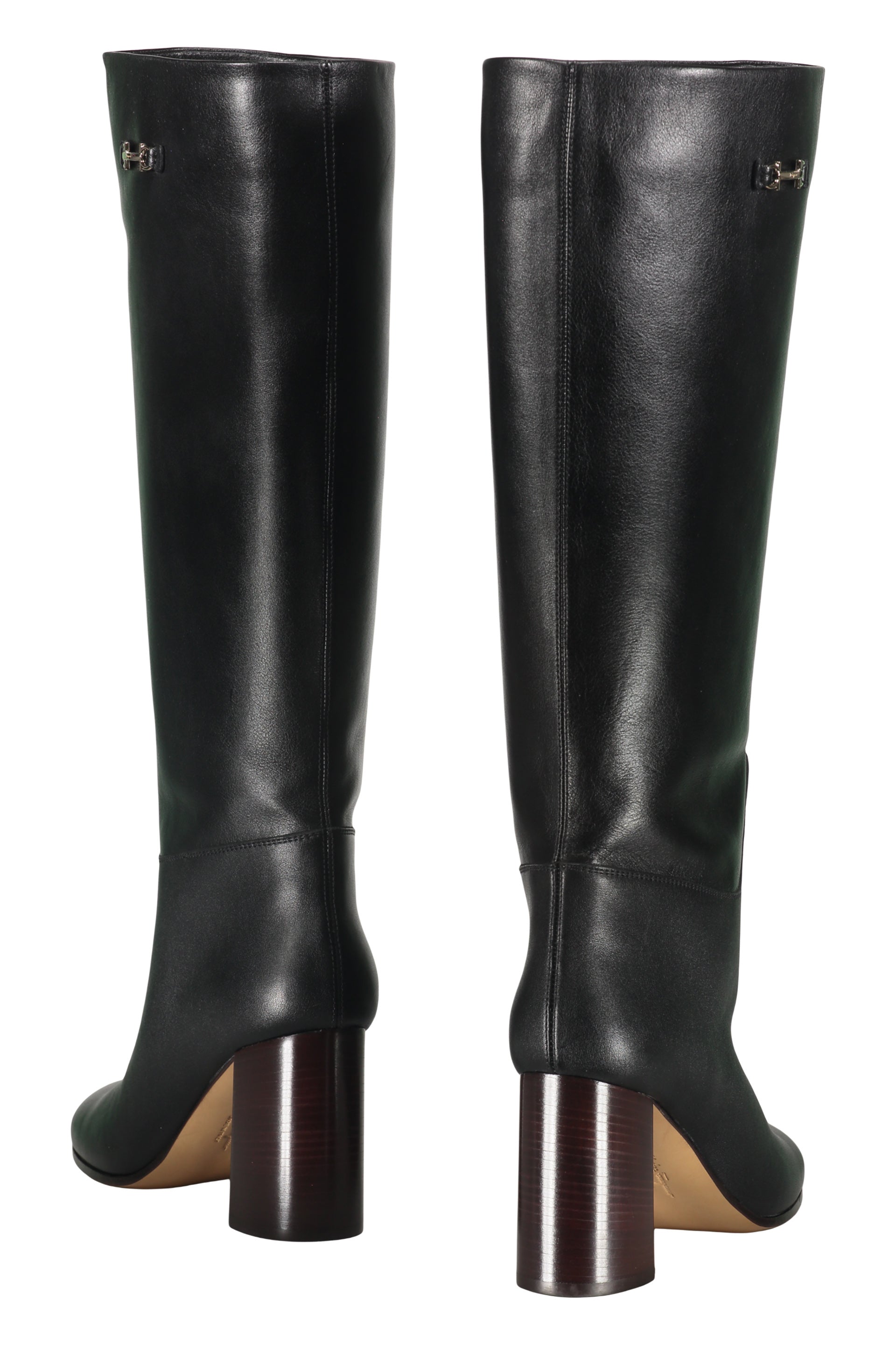 Leather boots
