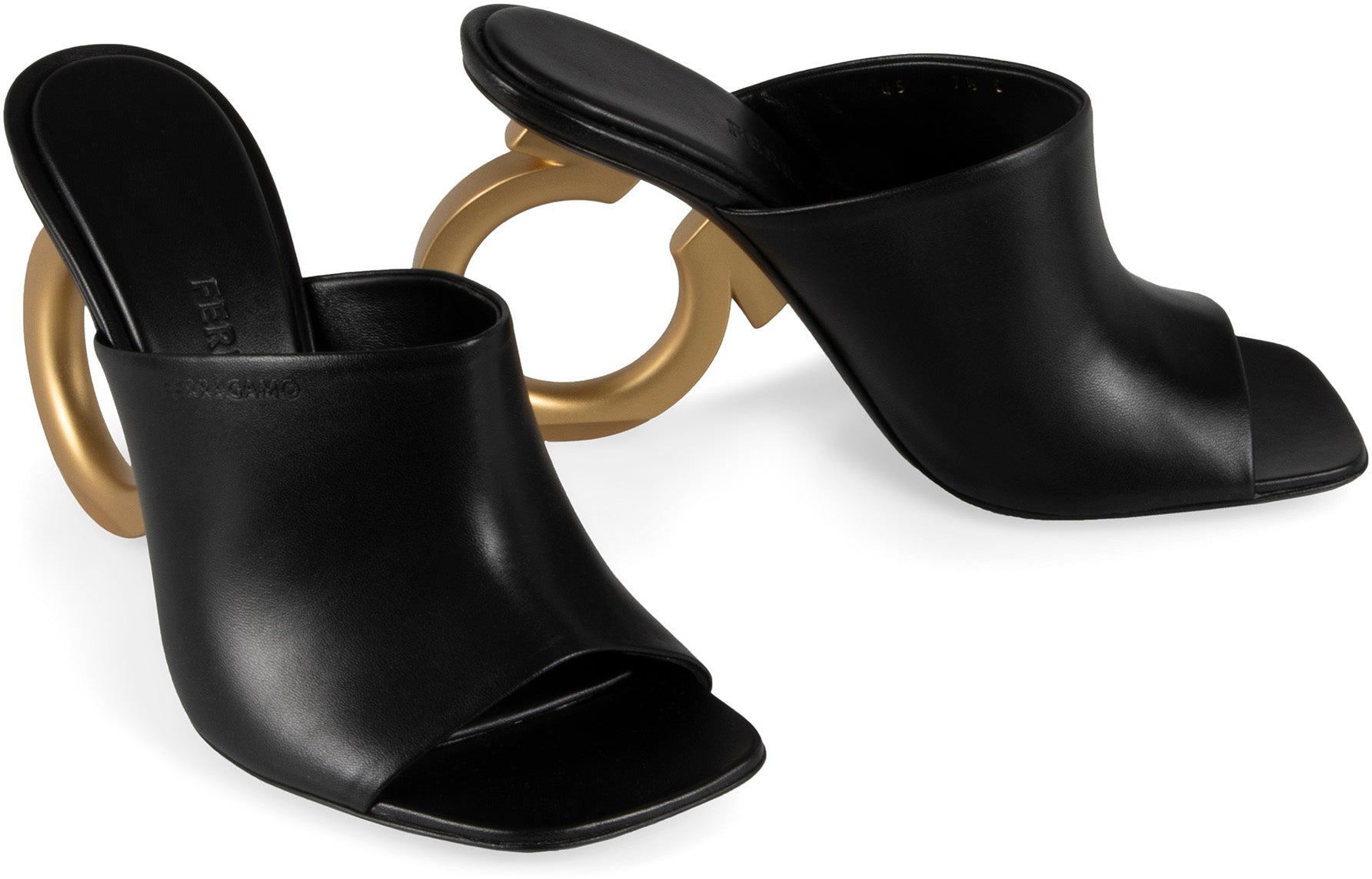 Astro leather mules