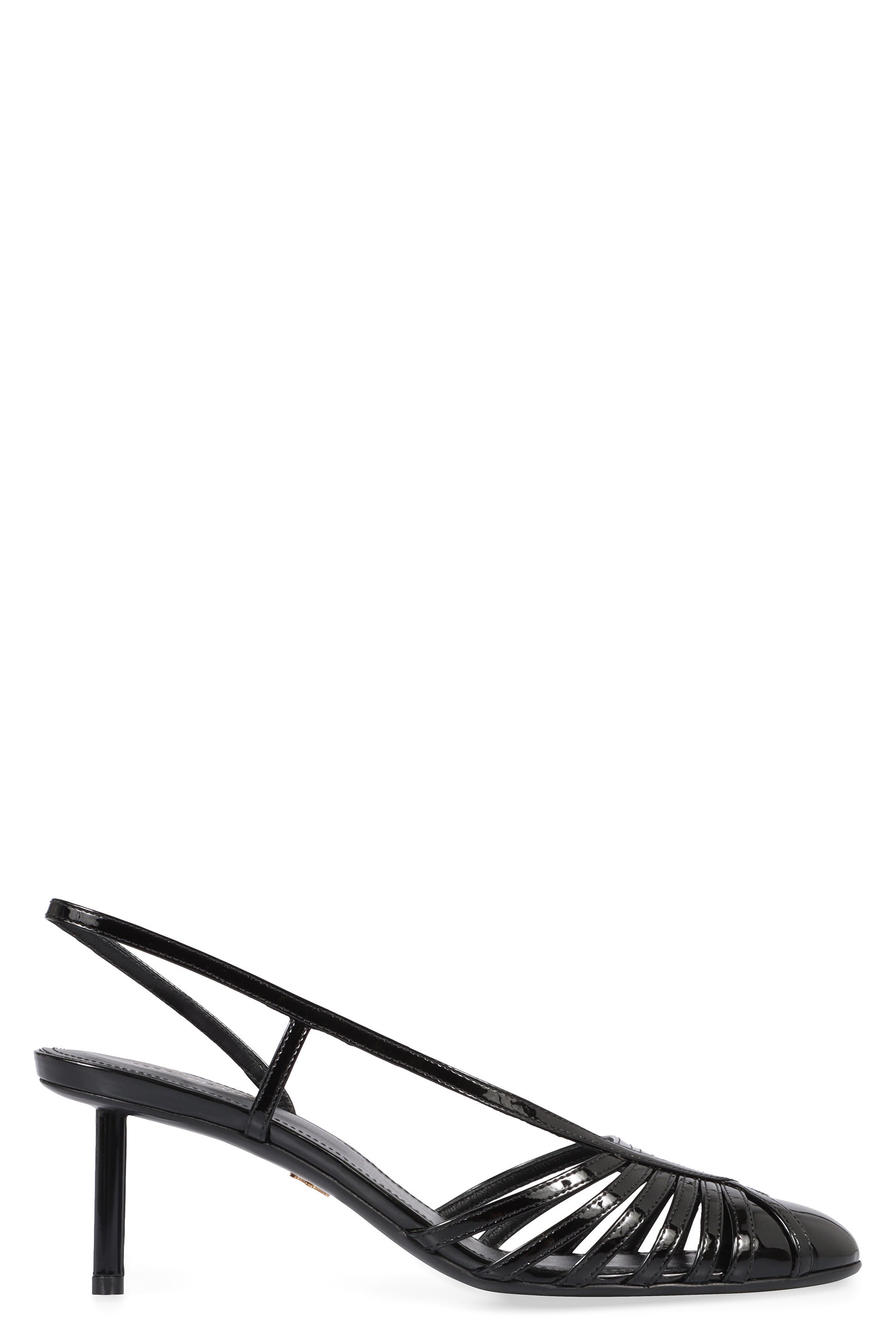 Patent leather pumps