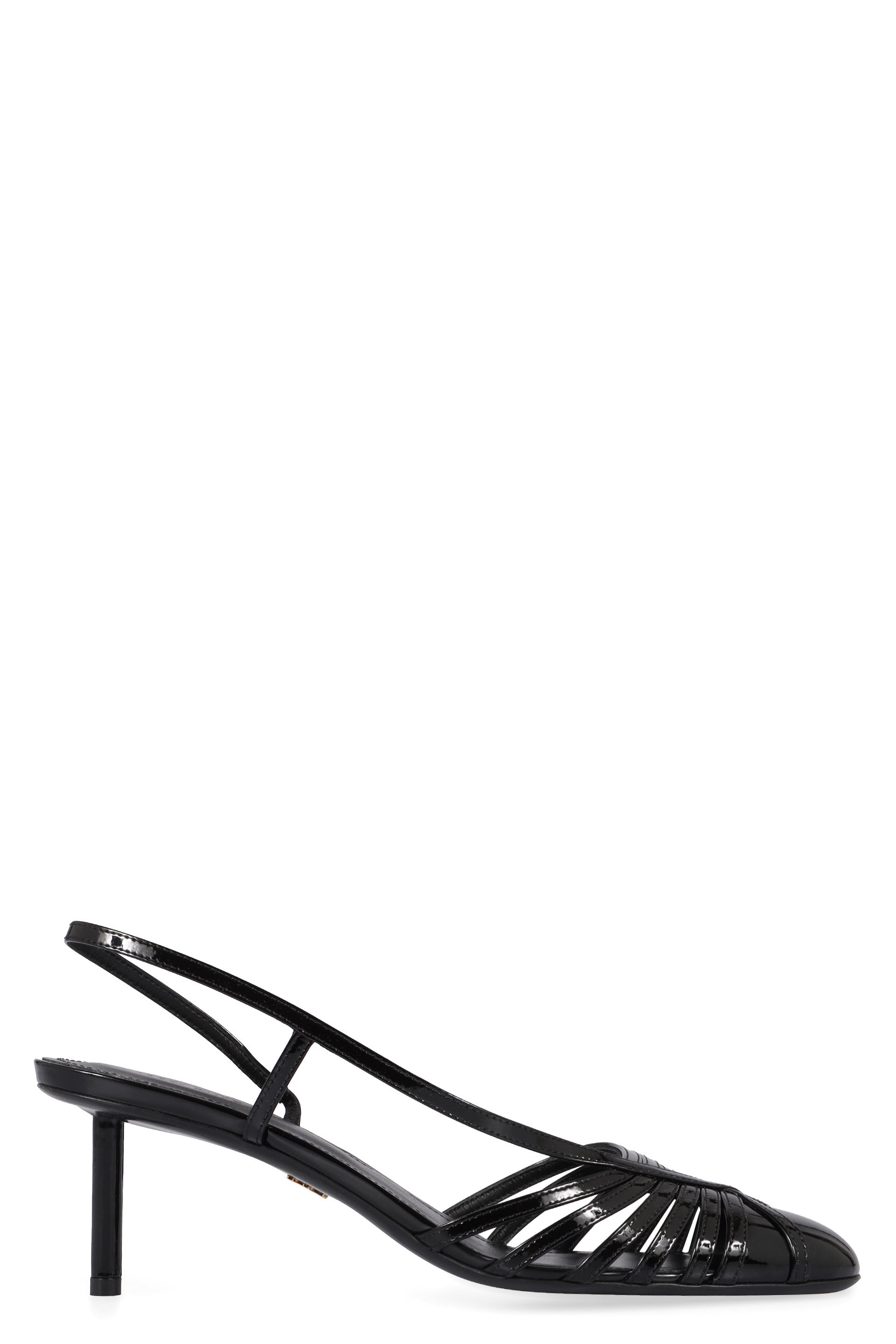 Patent leather pumps