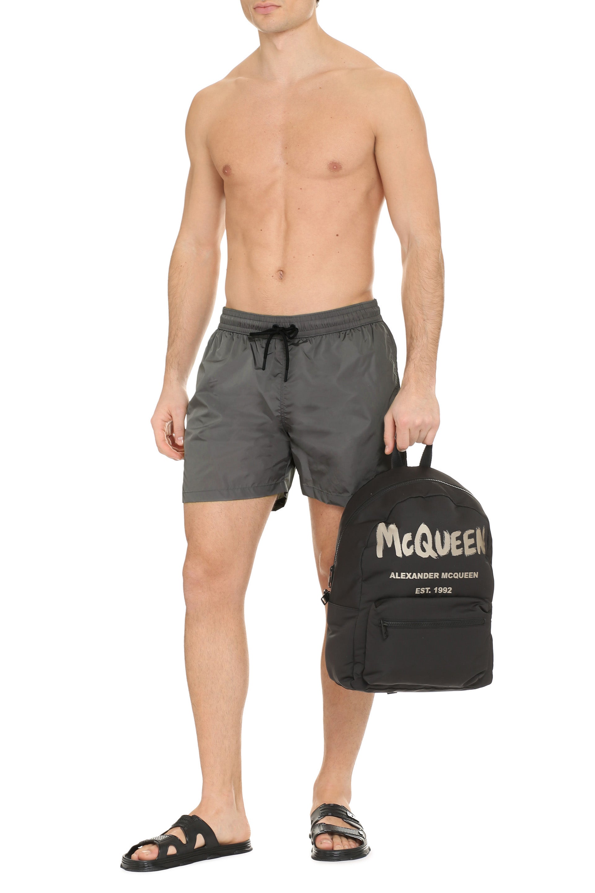 The (Swim) - Metal nylon swim shorts