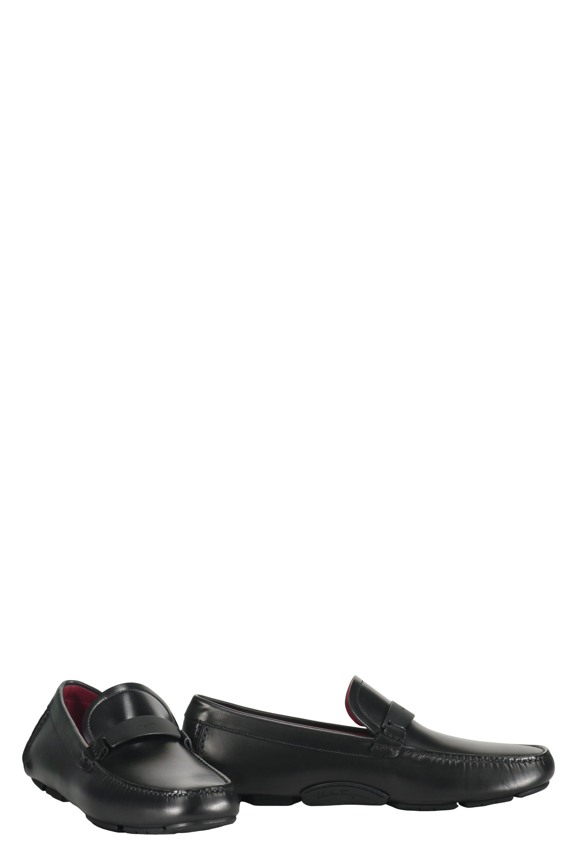 Leather loafers