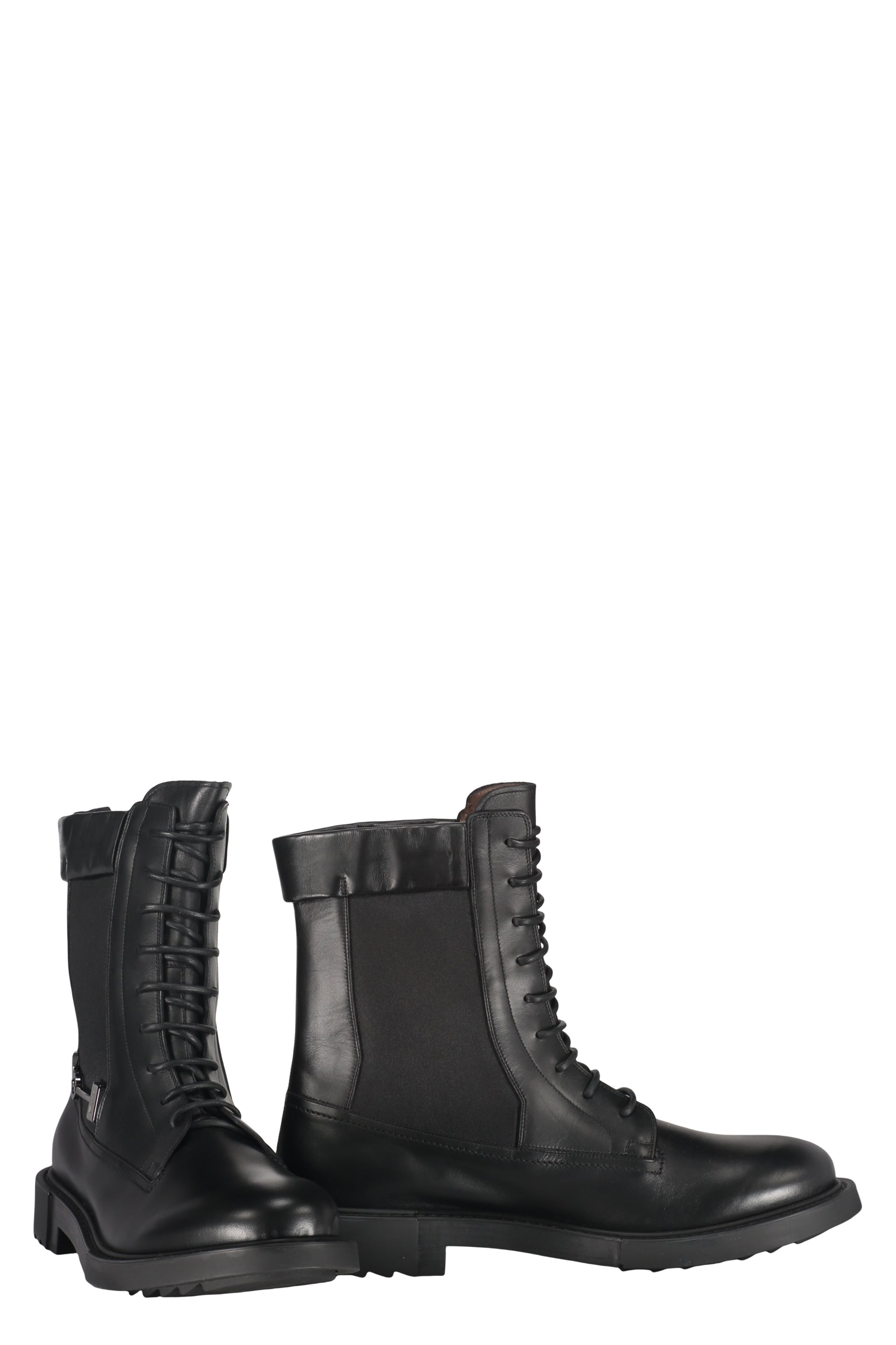 Lace-up ankle boots