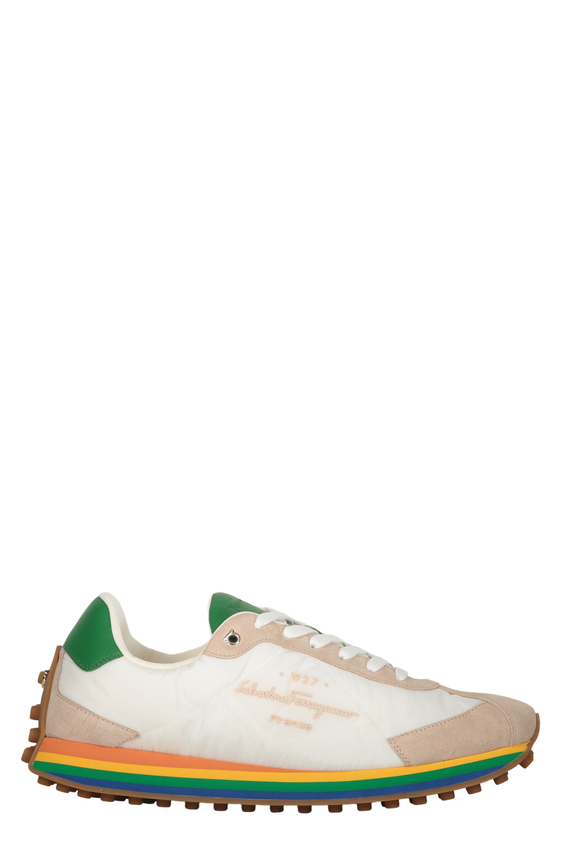 Nylon low-top sneakers