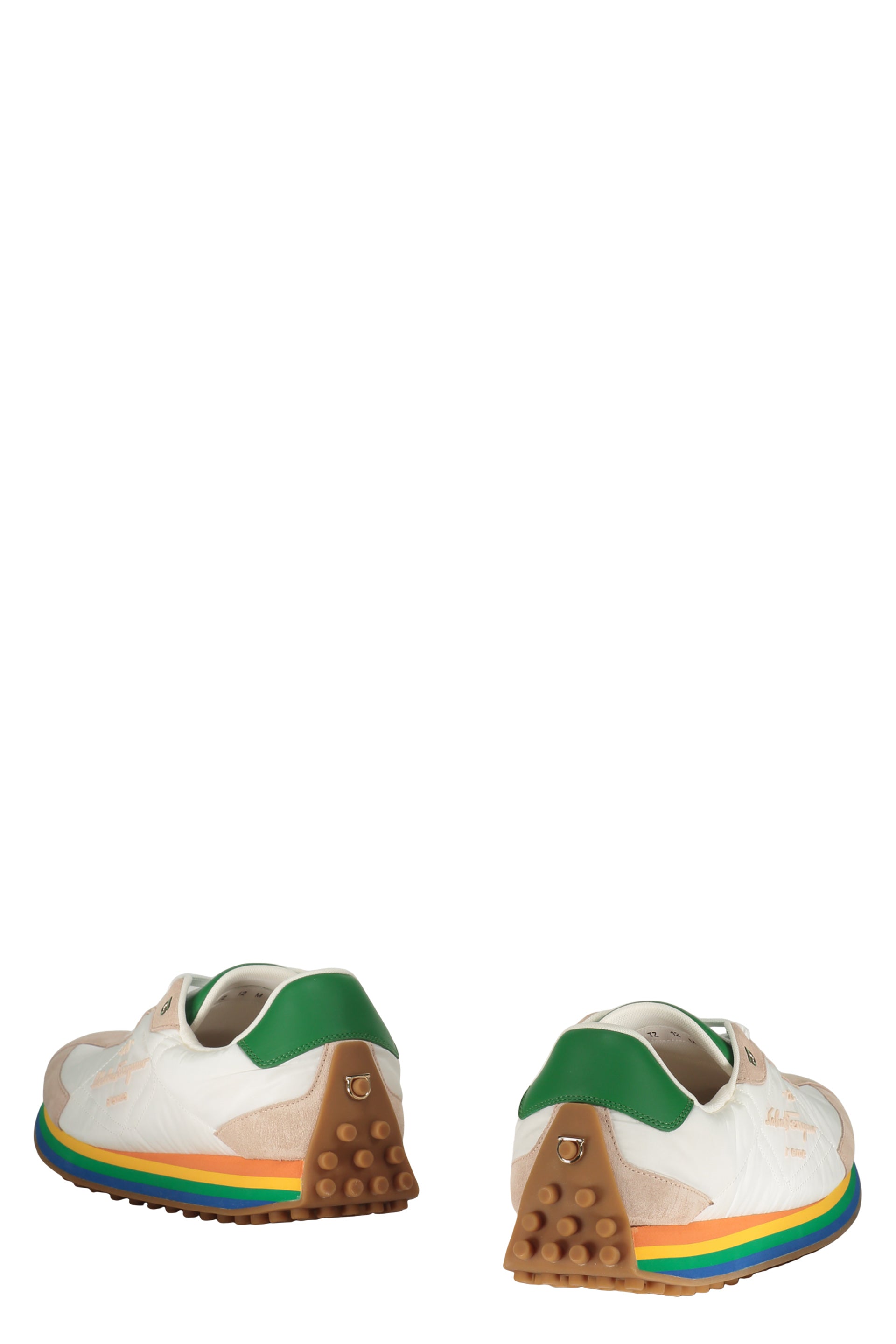 Nylon low-top sneakers