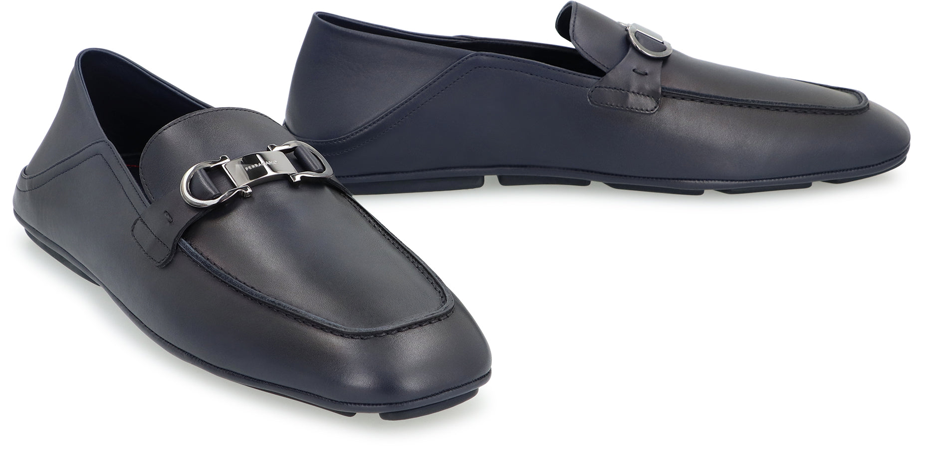 Gancini Leather loafers