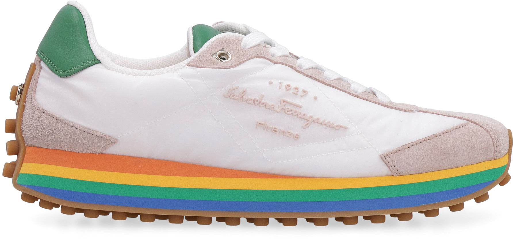 Nylon low-top sneakers