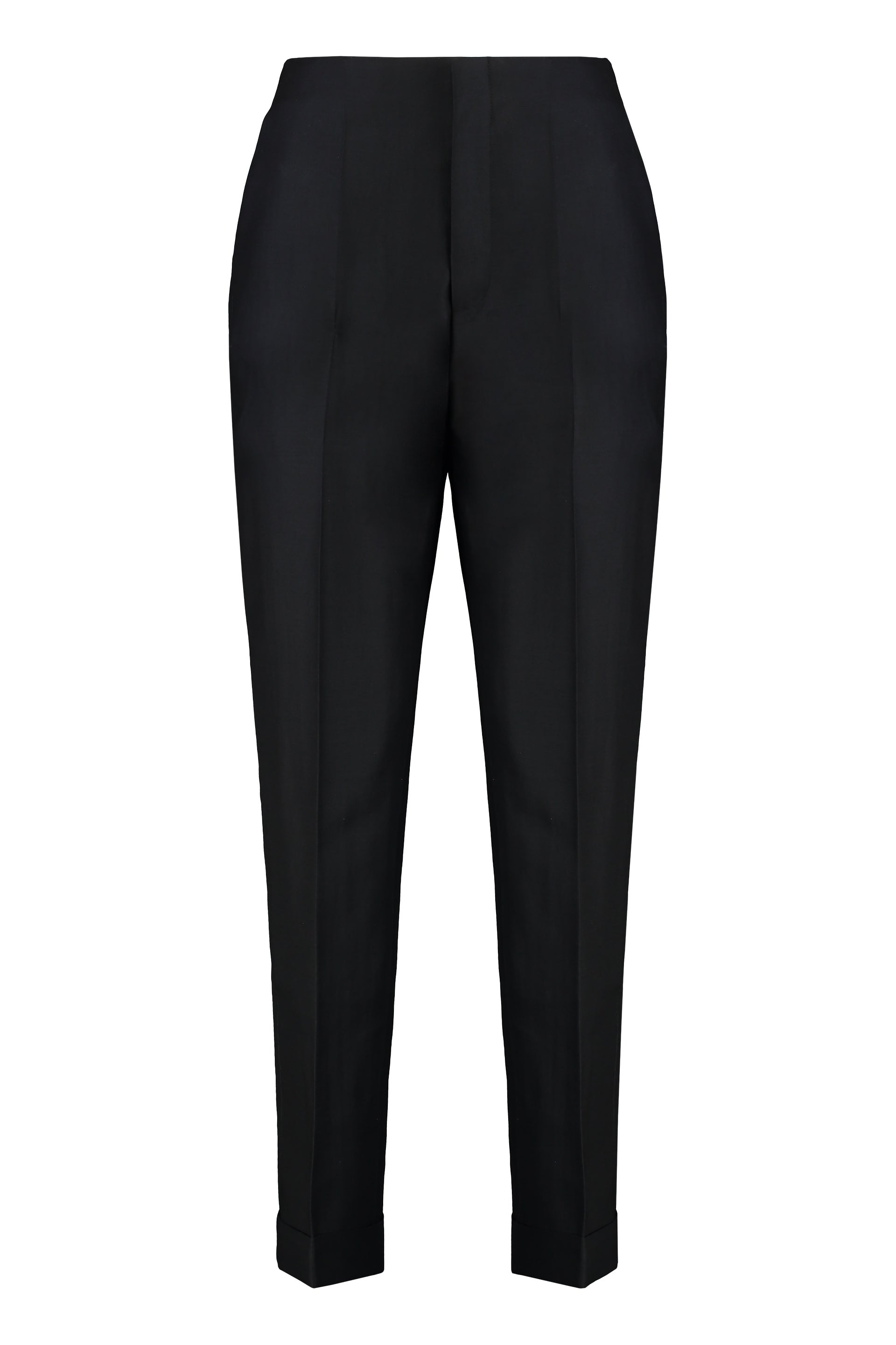 Wool and silk pants