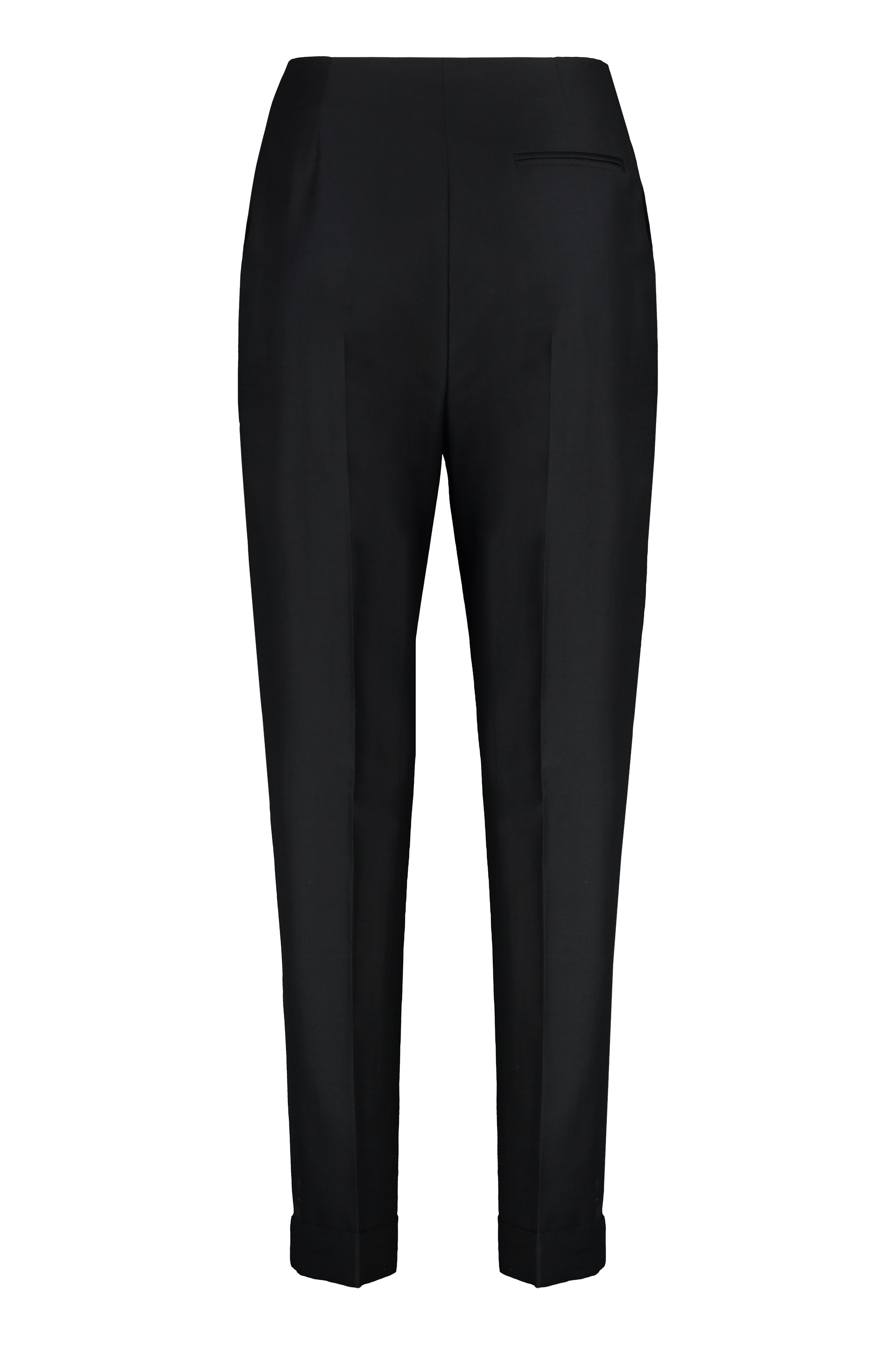 Wool and silk pants
