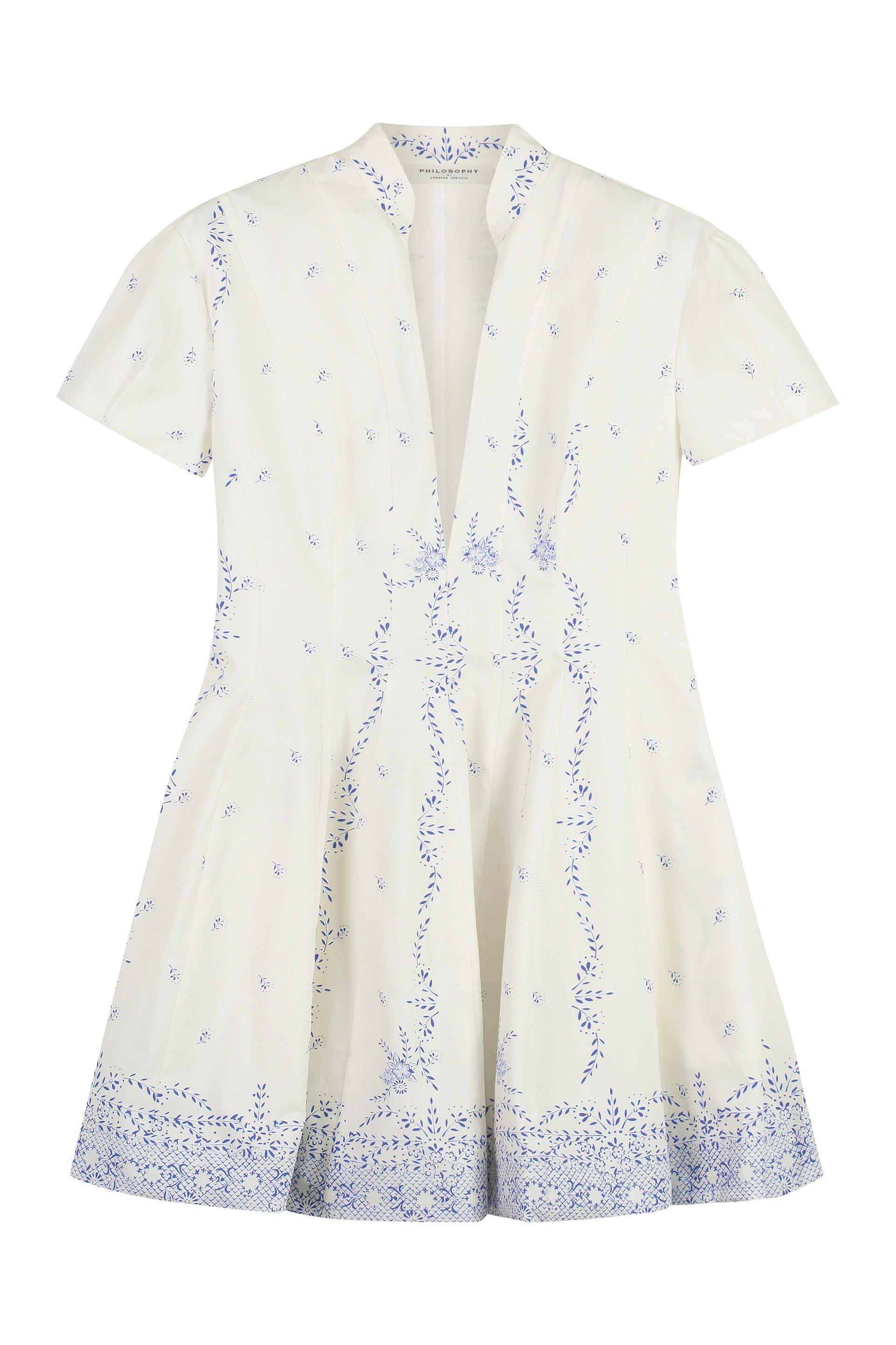 Poplin mini dress