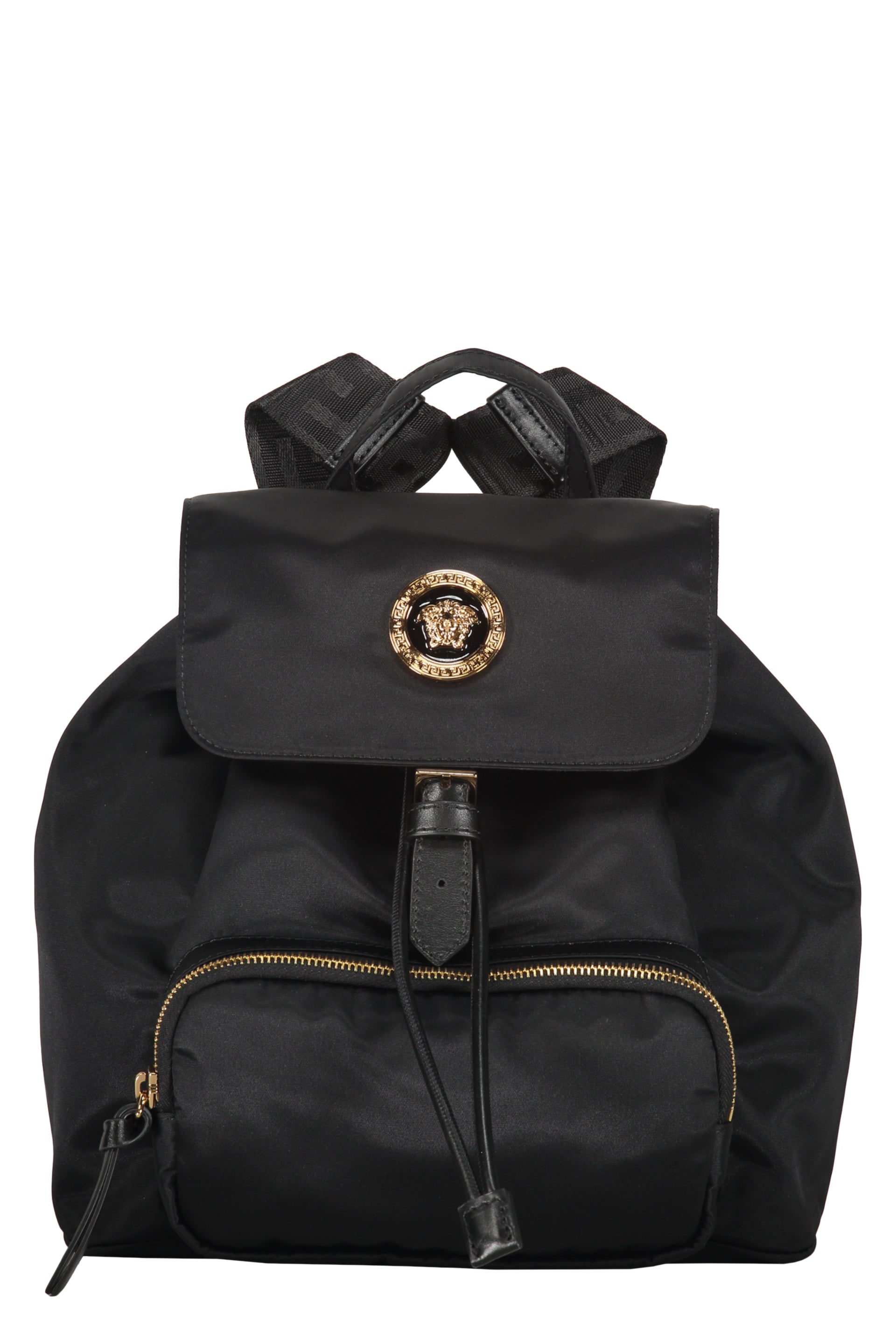 Logo detail nylon backpack
