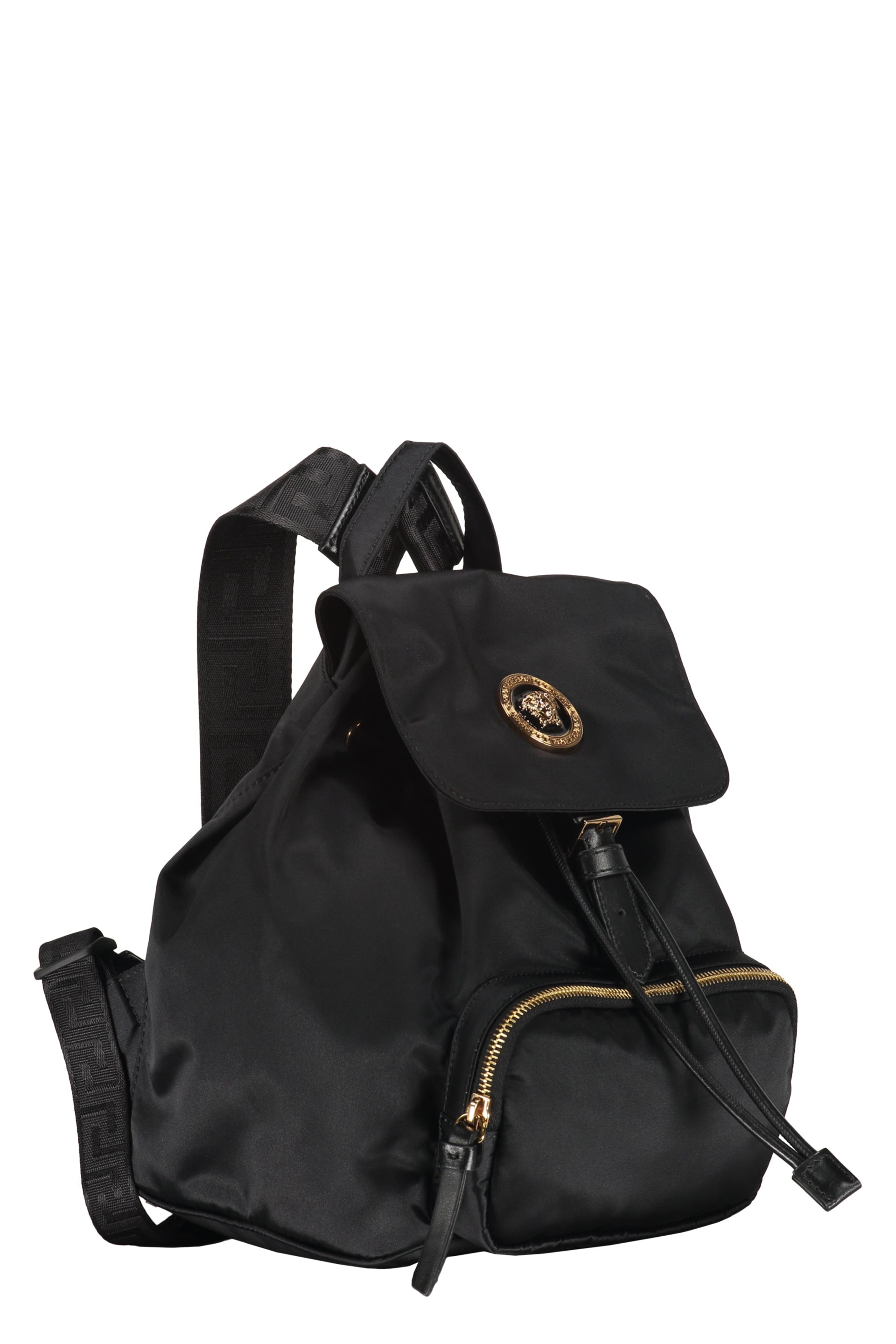 Logo detail nylon backpack