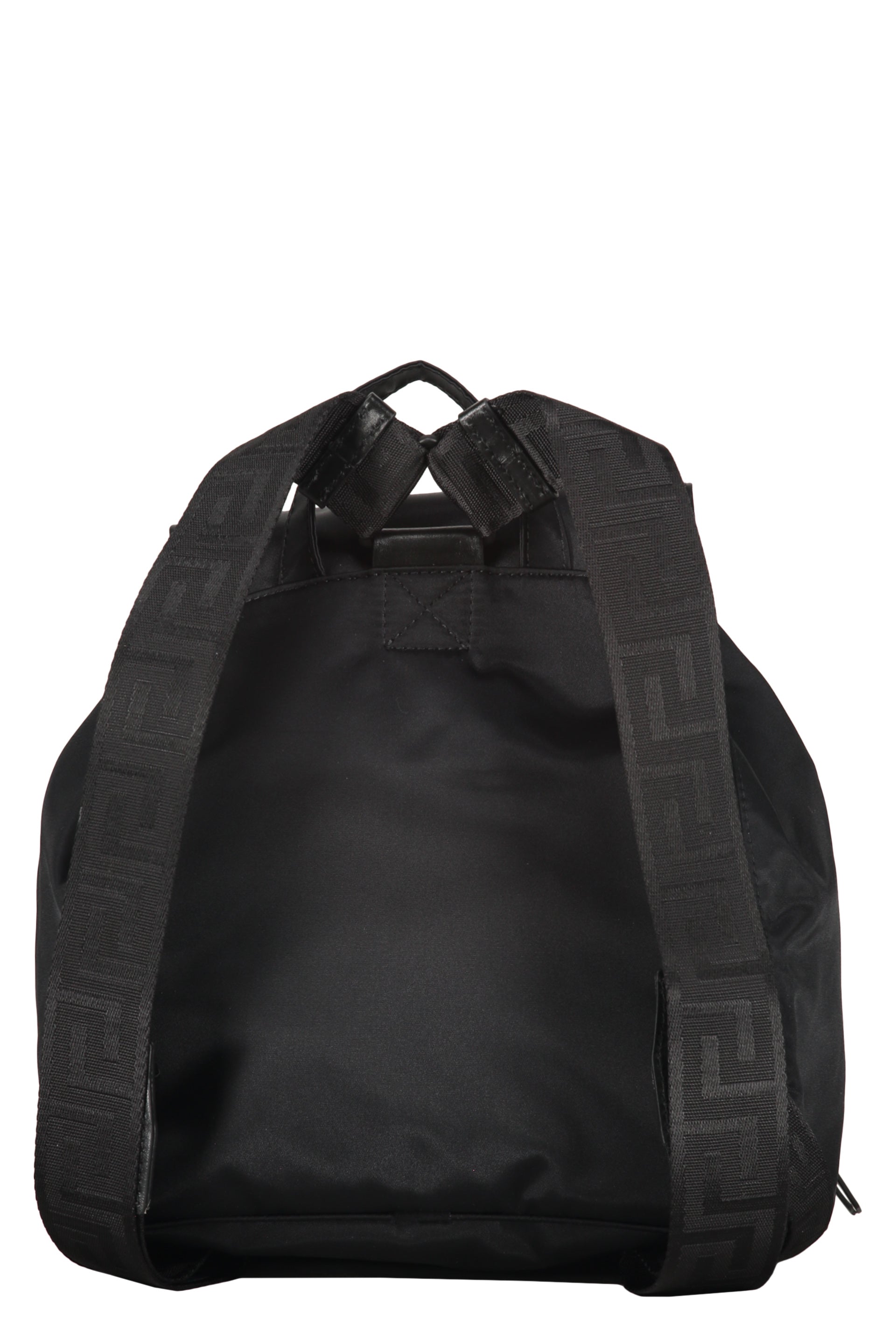 Logo detail nylon backpack