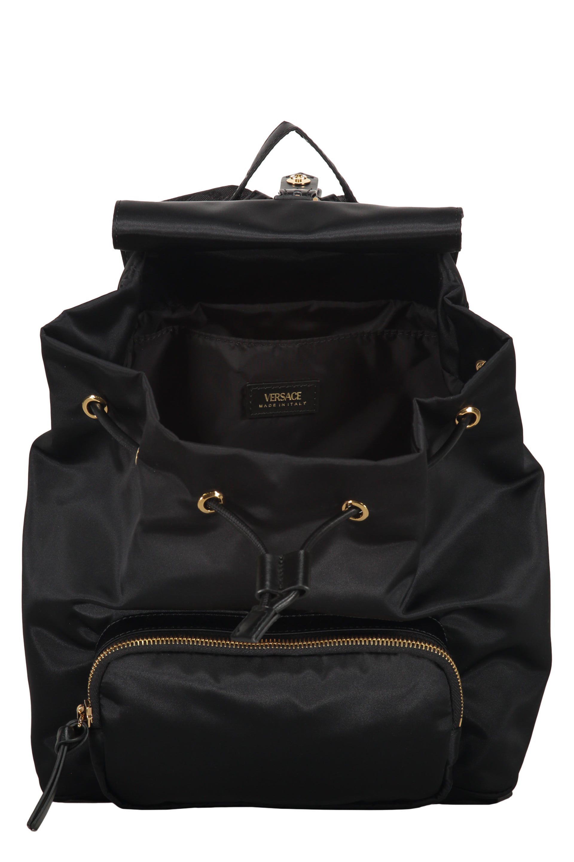 Logo detail nylon backpack