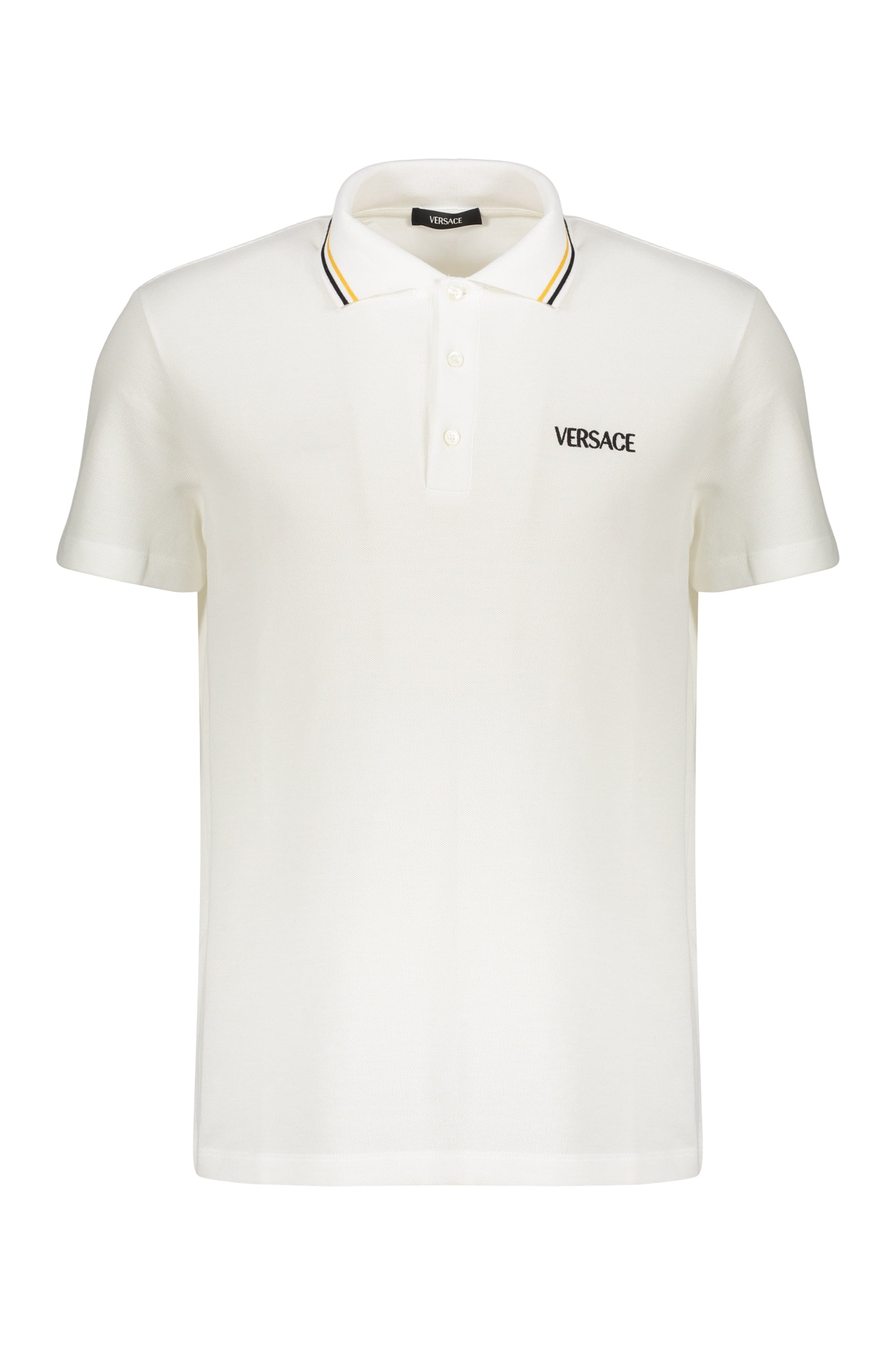 Short sleeve cotton polo shirt