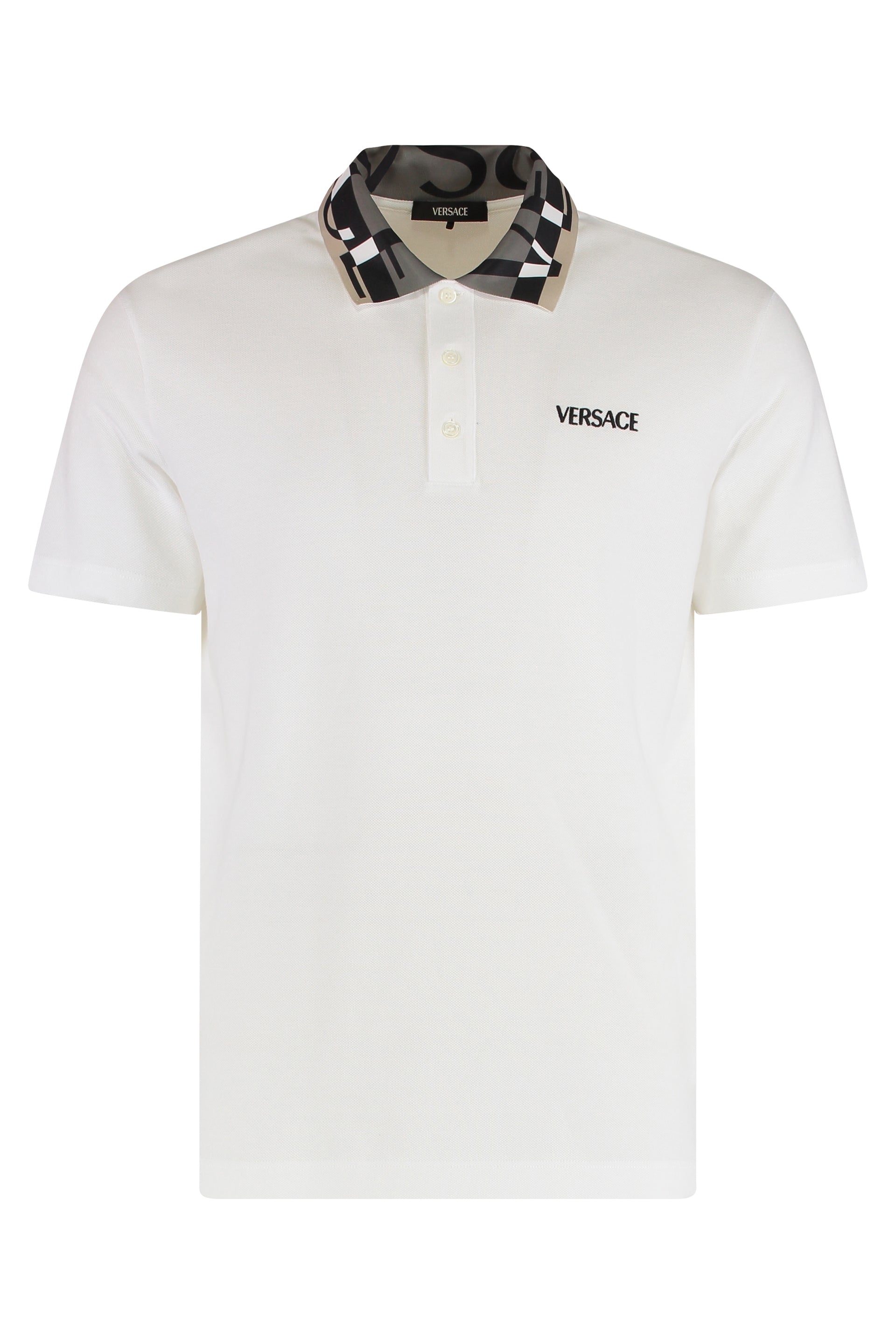 Cotton-piqué polo shirt
