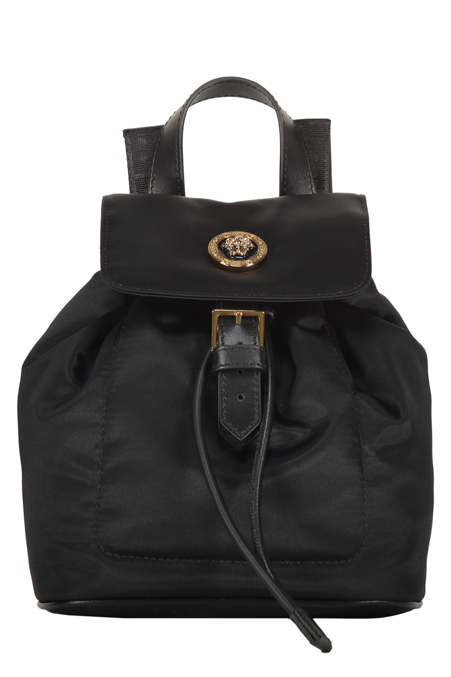 Logo detail nylon backpack