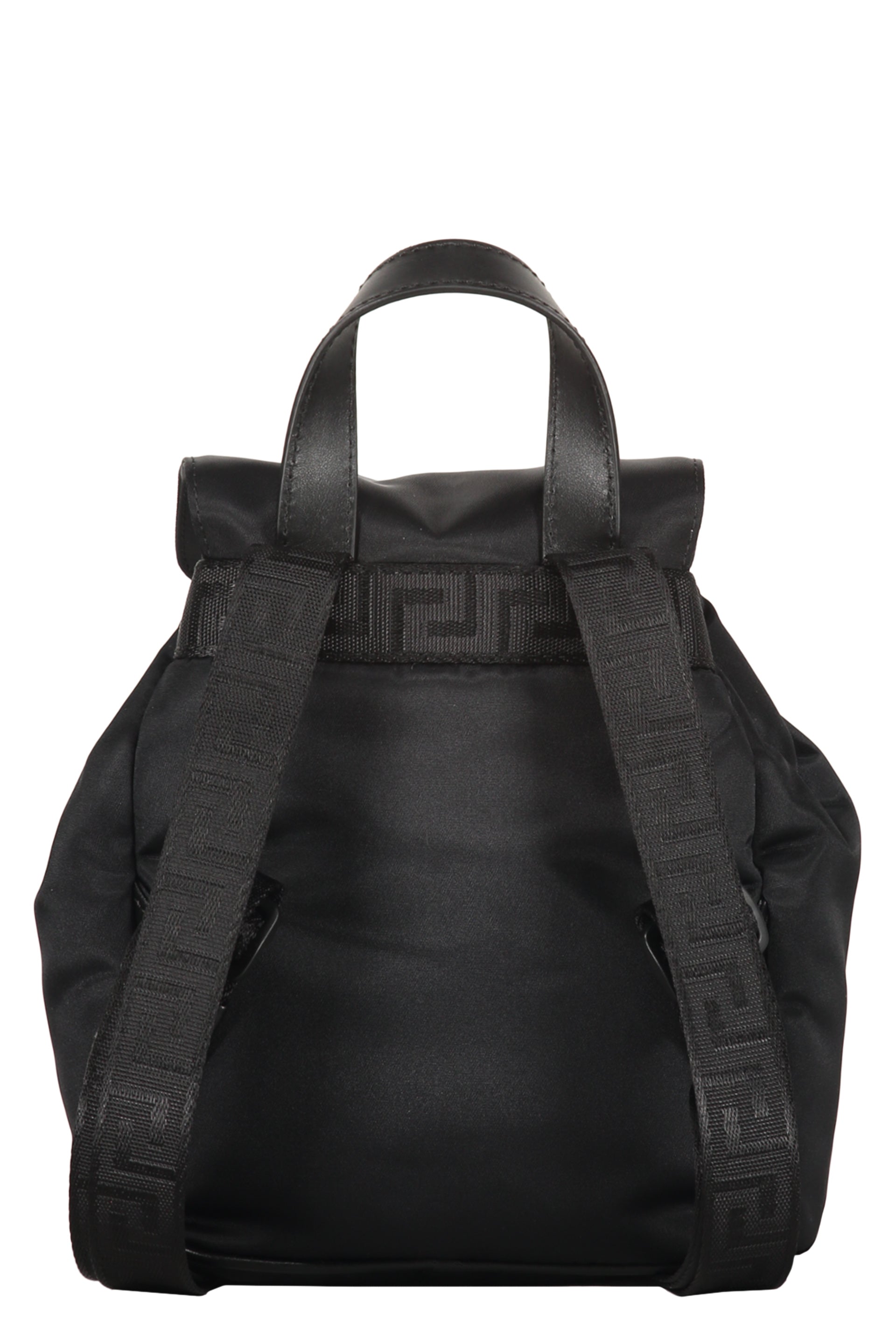 Logo detail nylon backpack