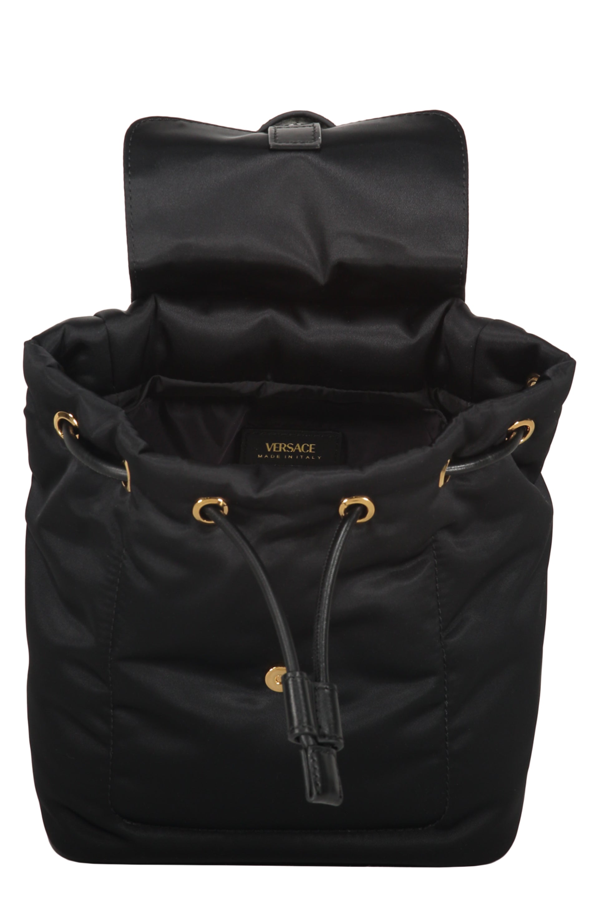 Logo detail nylon backpack
