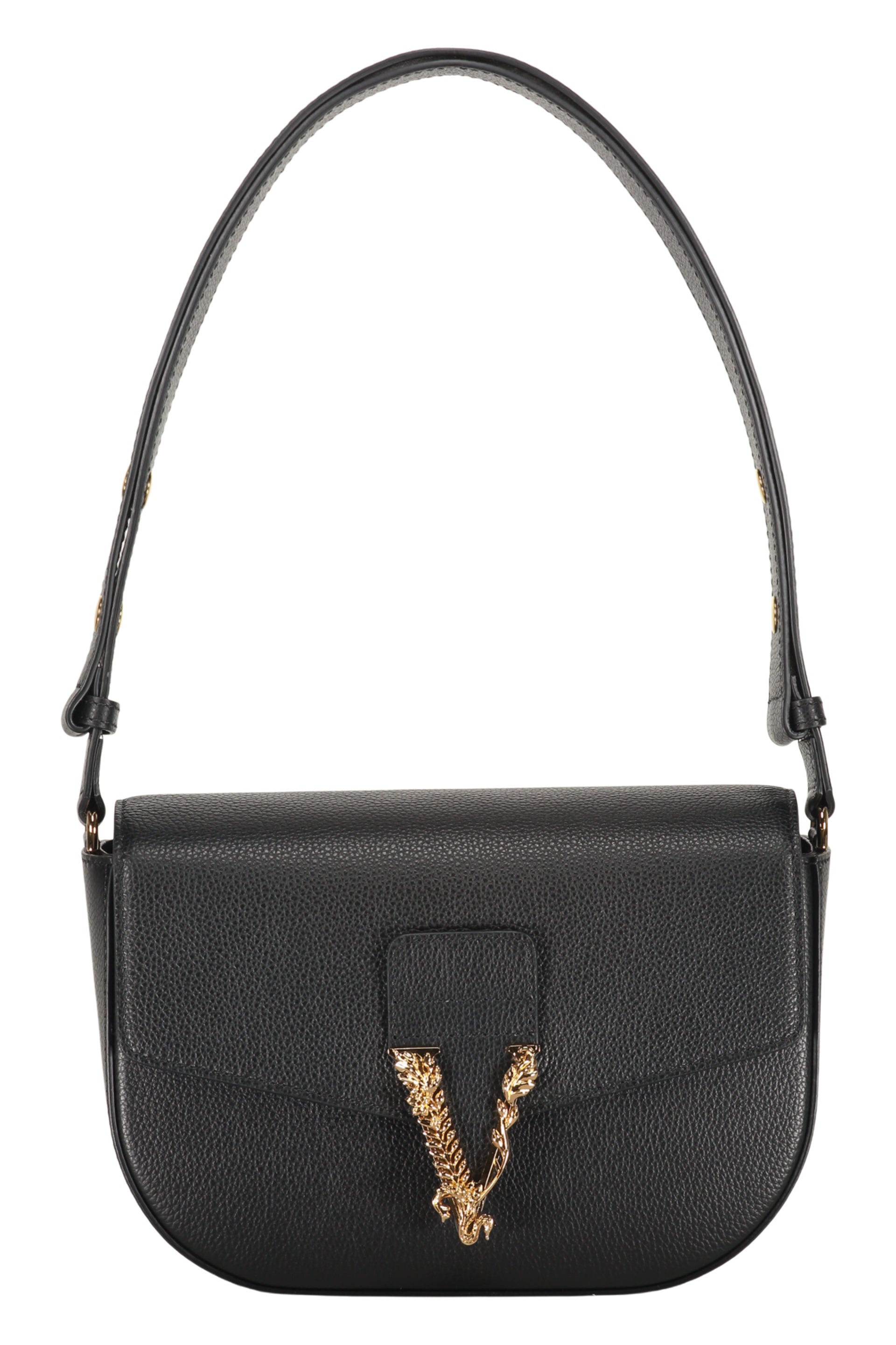Leather shoulder bag