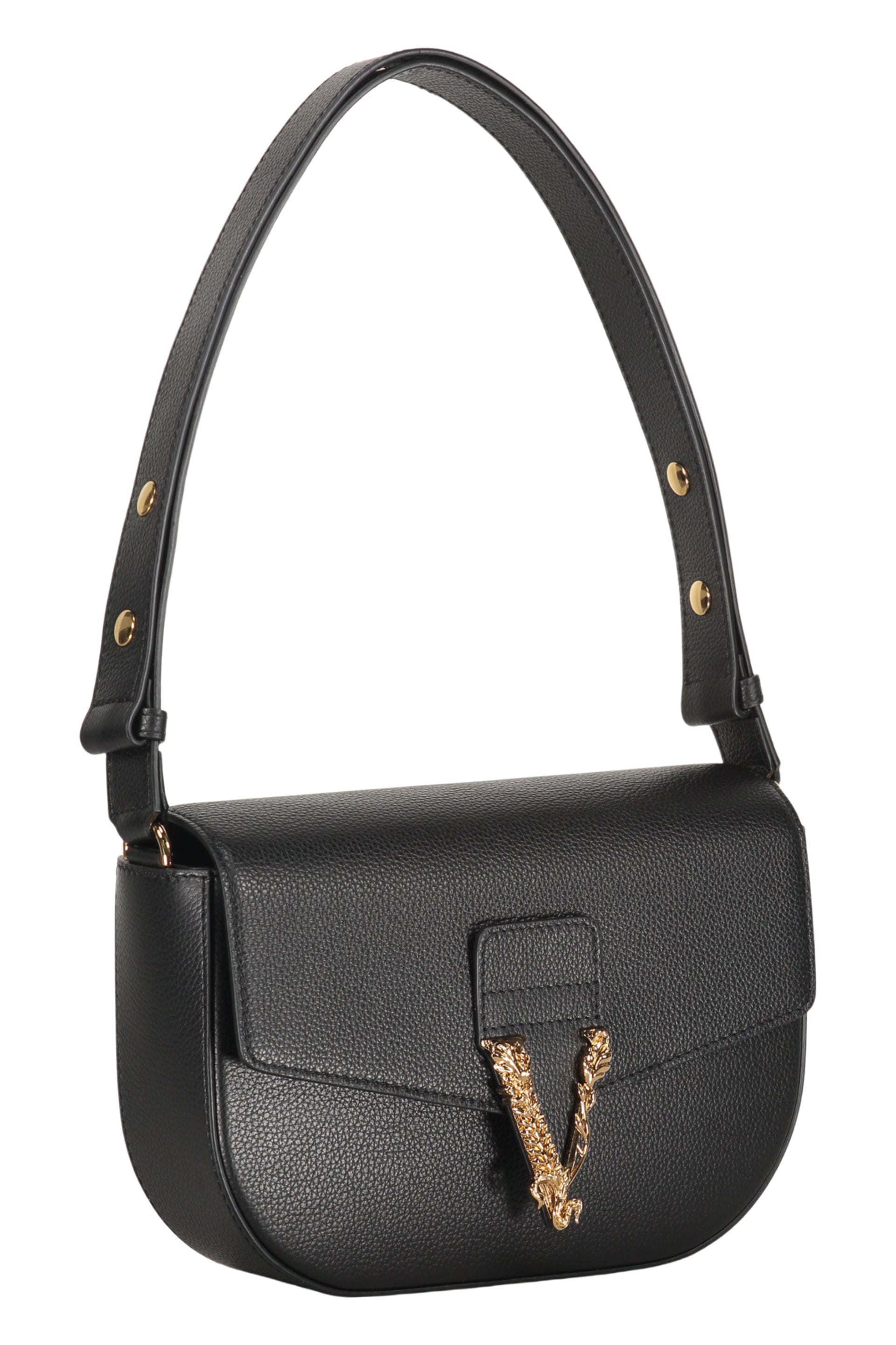 Leather shoulder bag