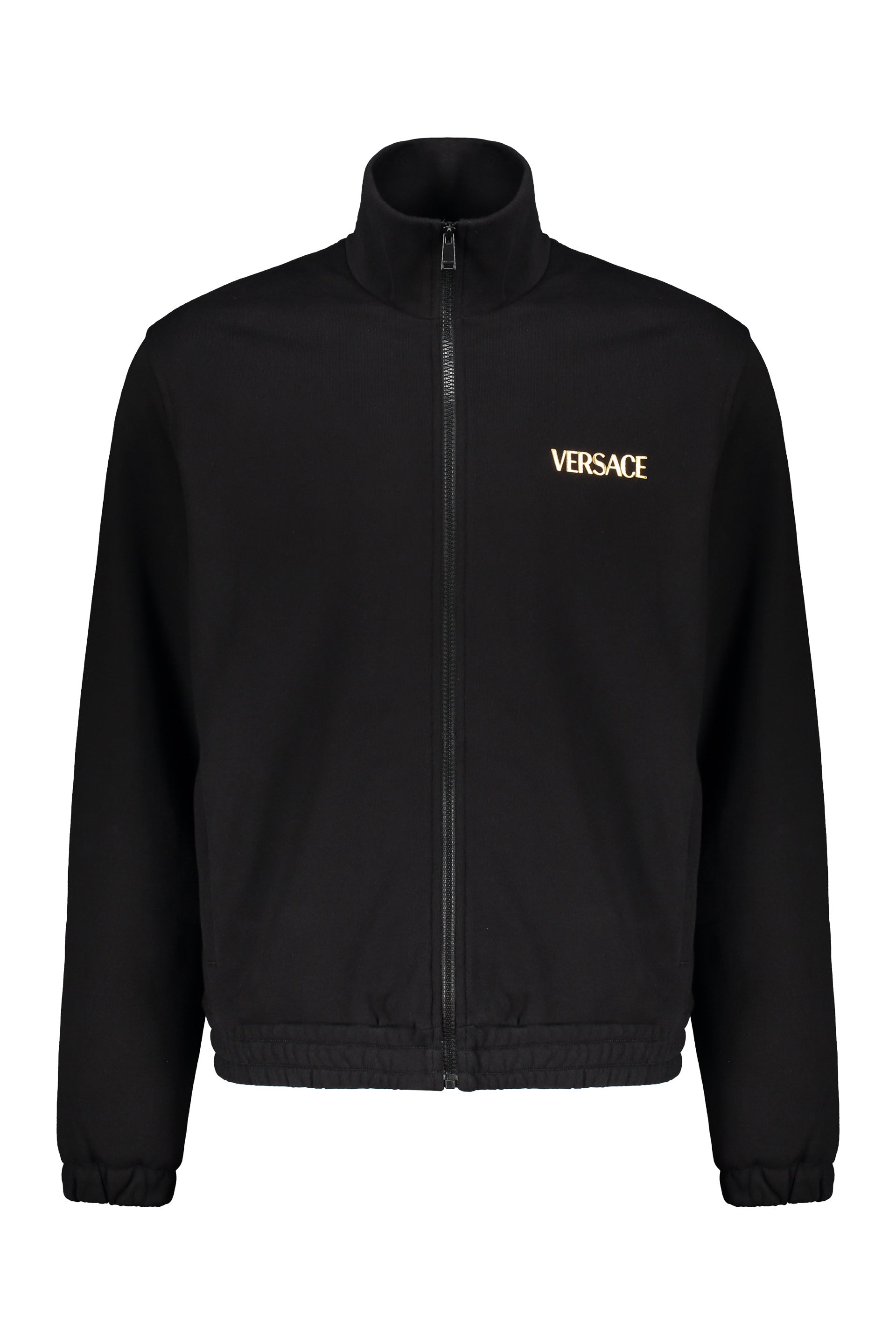 Full zip cotton hoodie