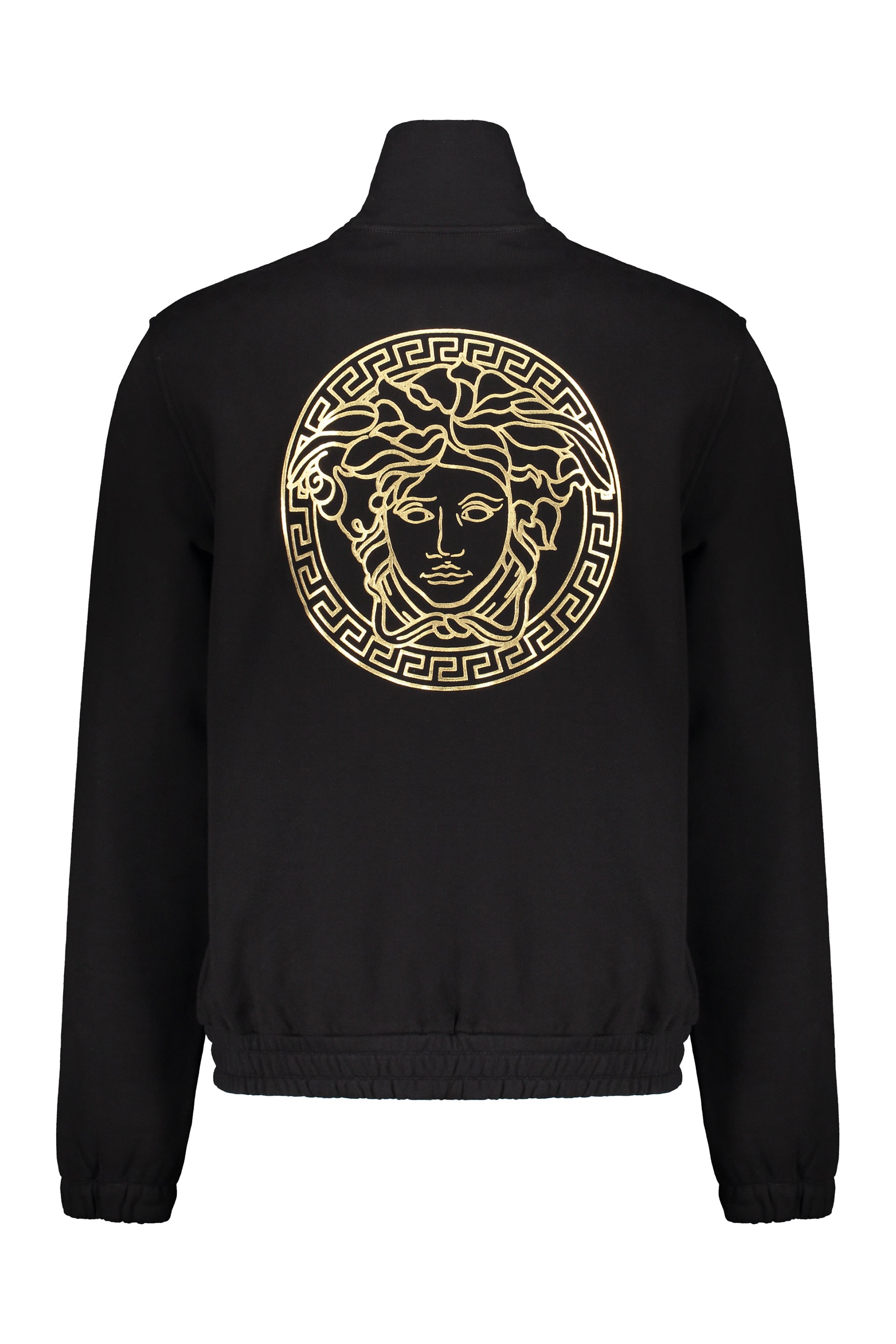 Full zip cotton hoodie