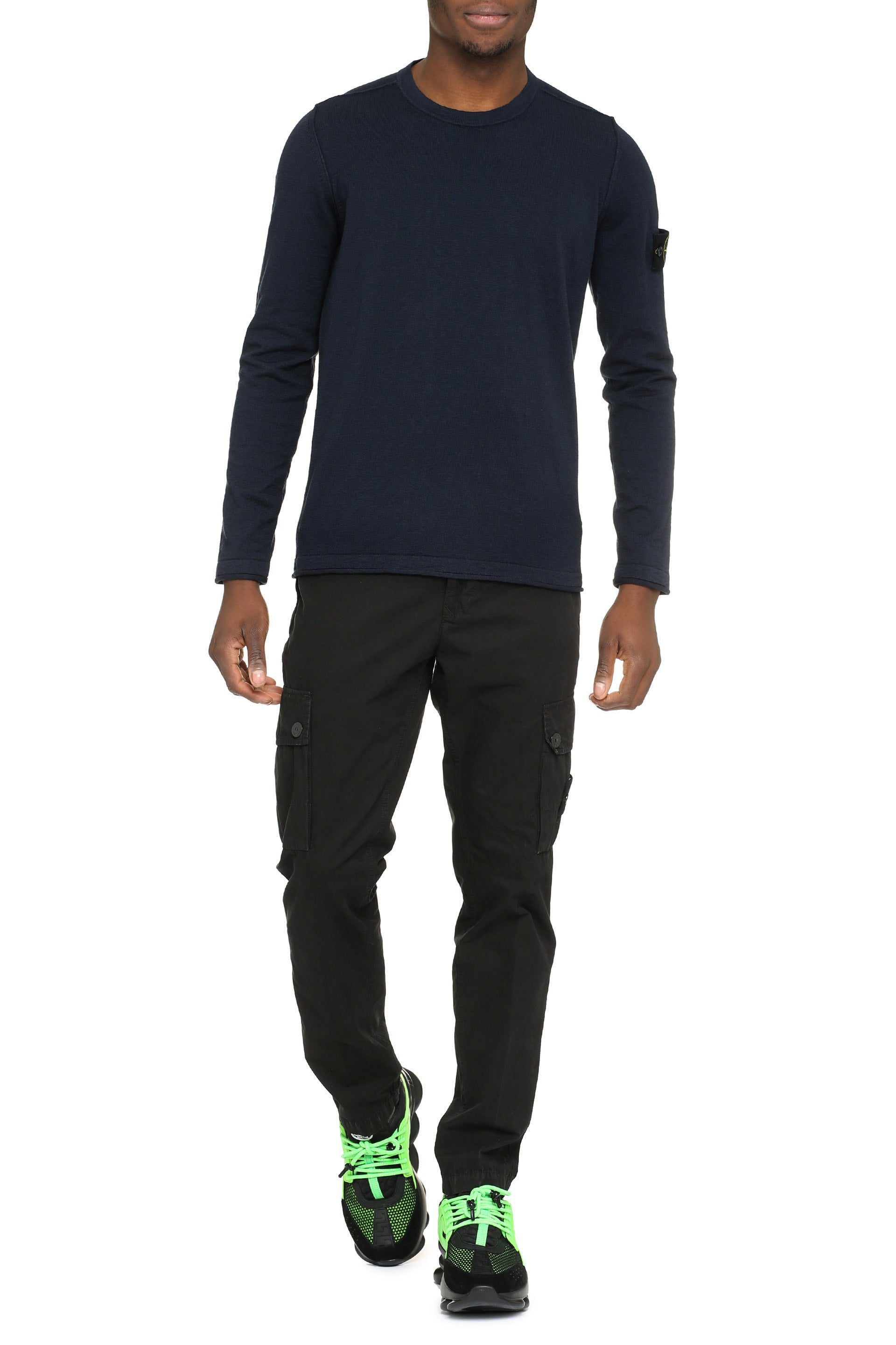 Long sleeve crew-neck sweater