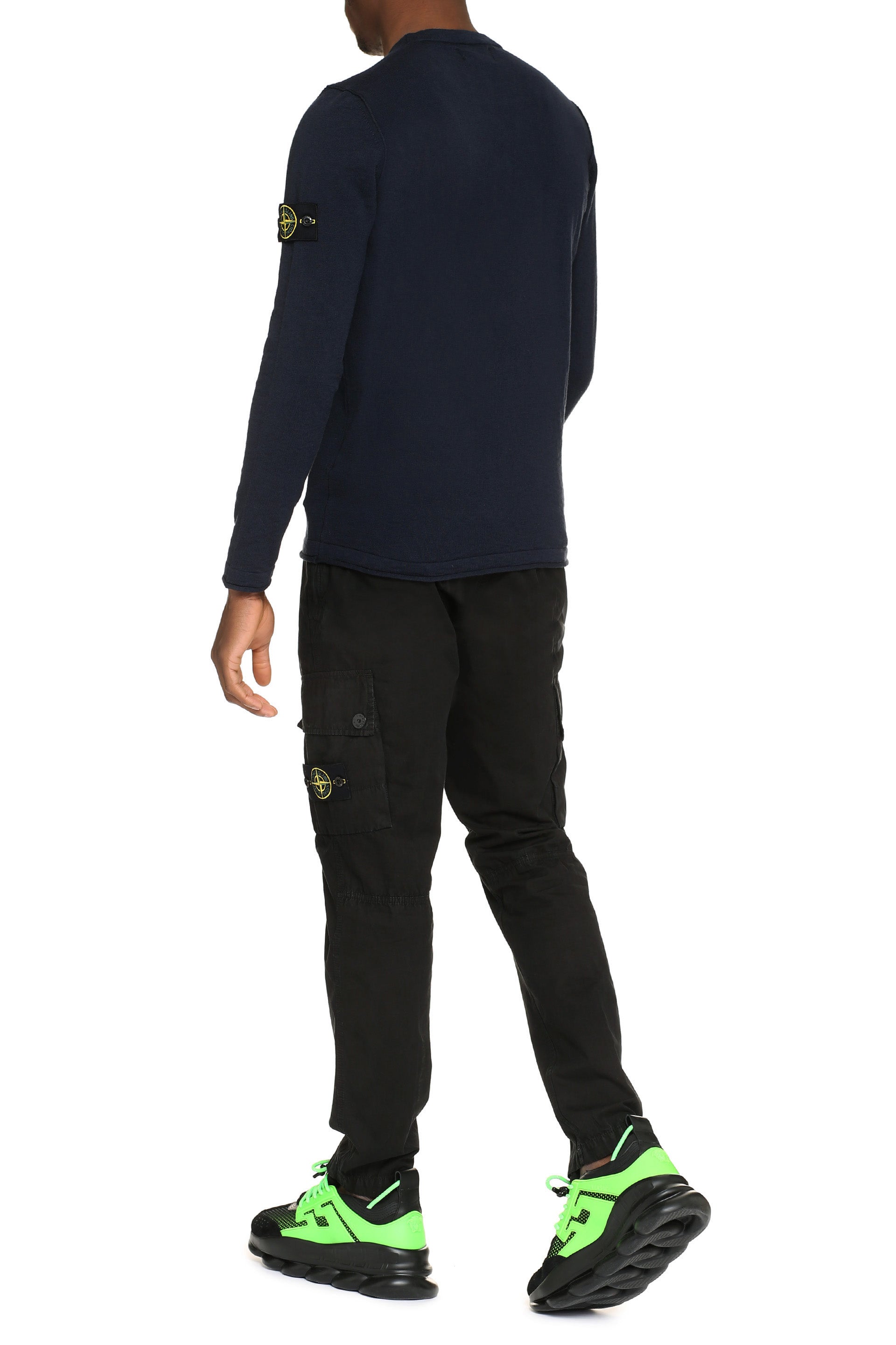 Long sleeve crew-neck sweater