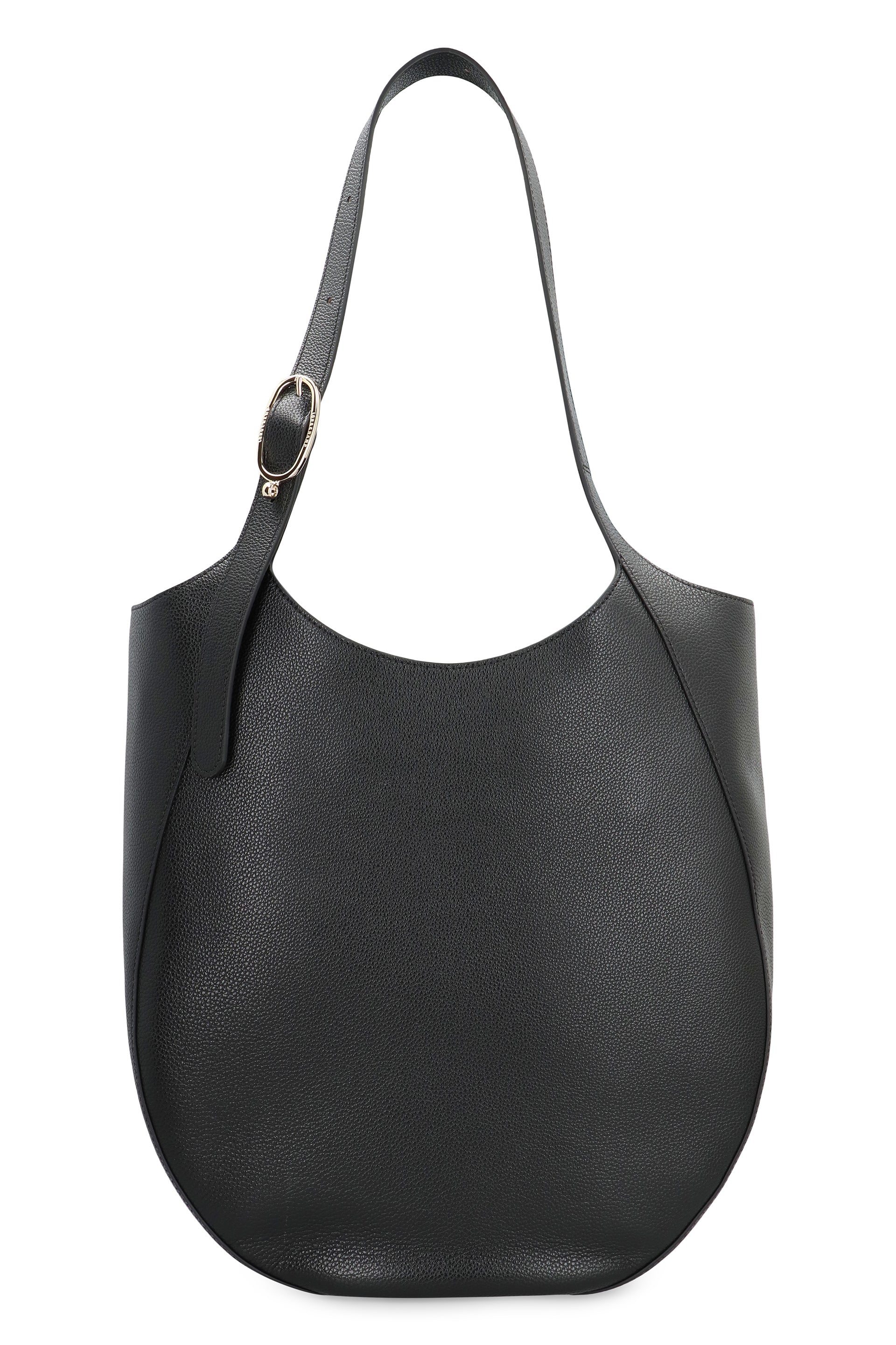 Le Foulonné XL smooth leather tote bag