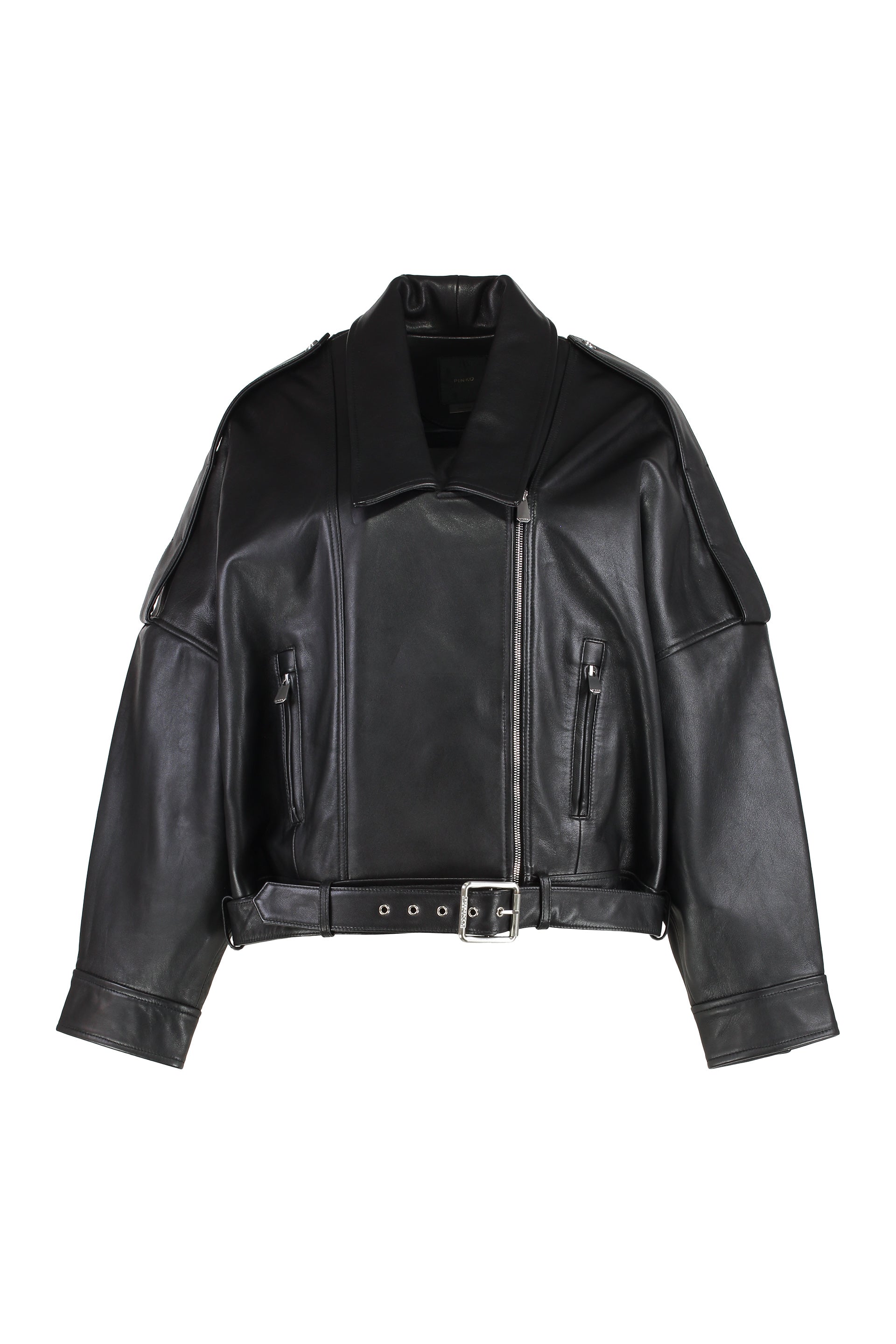 Confine leather biker jacket