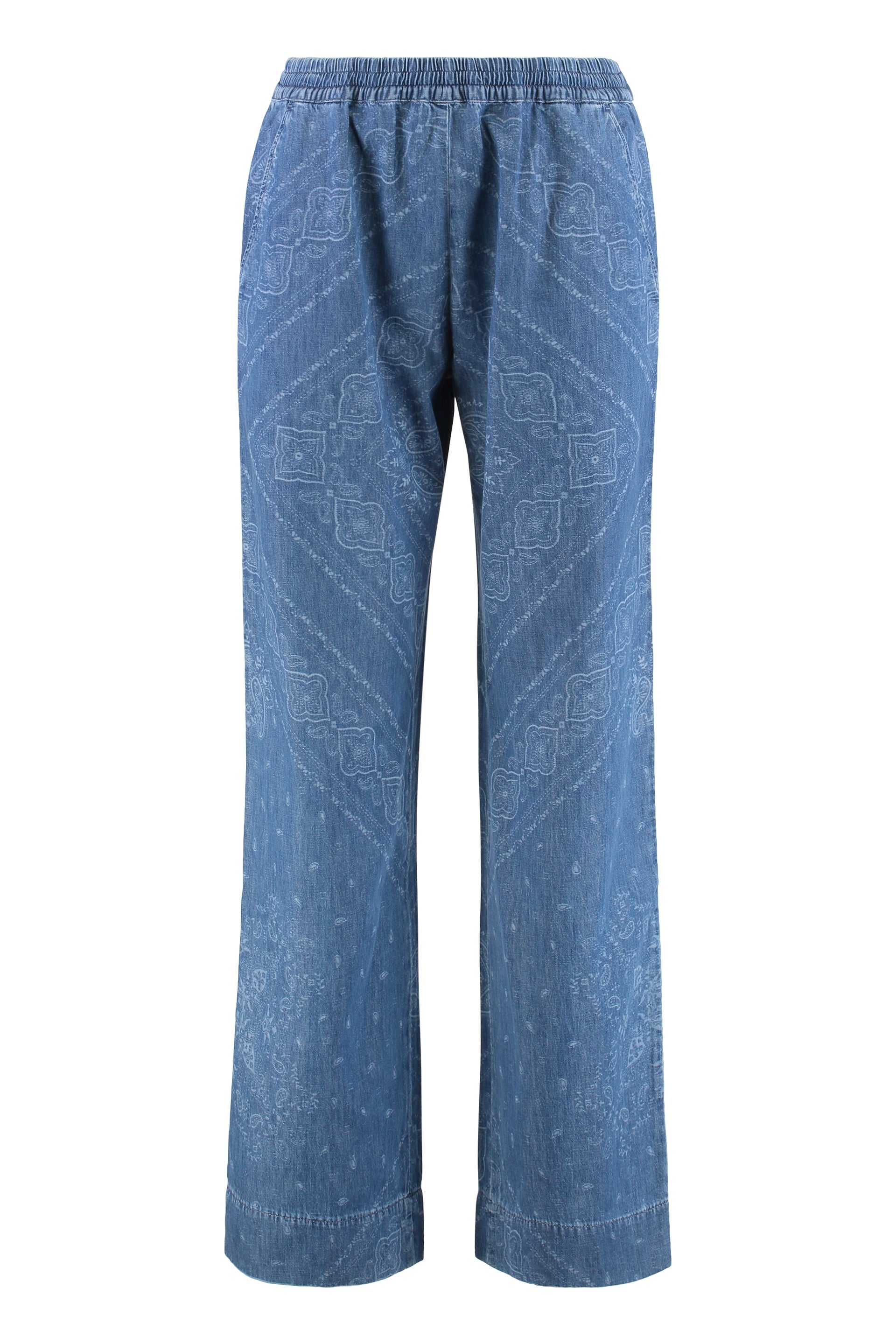Namibia Printed cotton trousers
