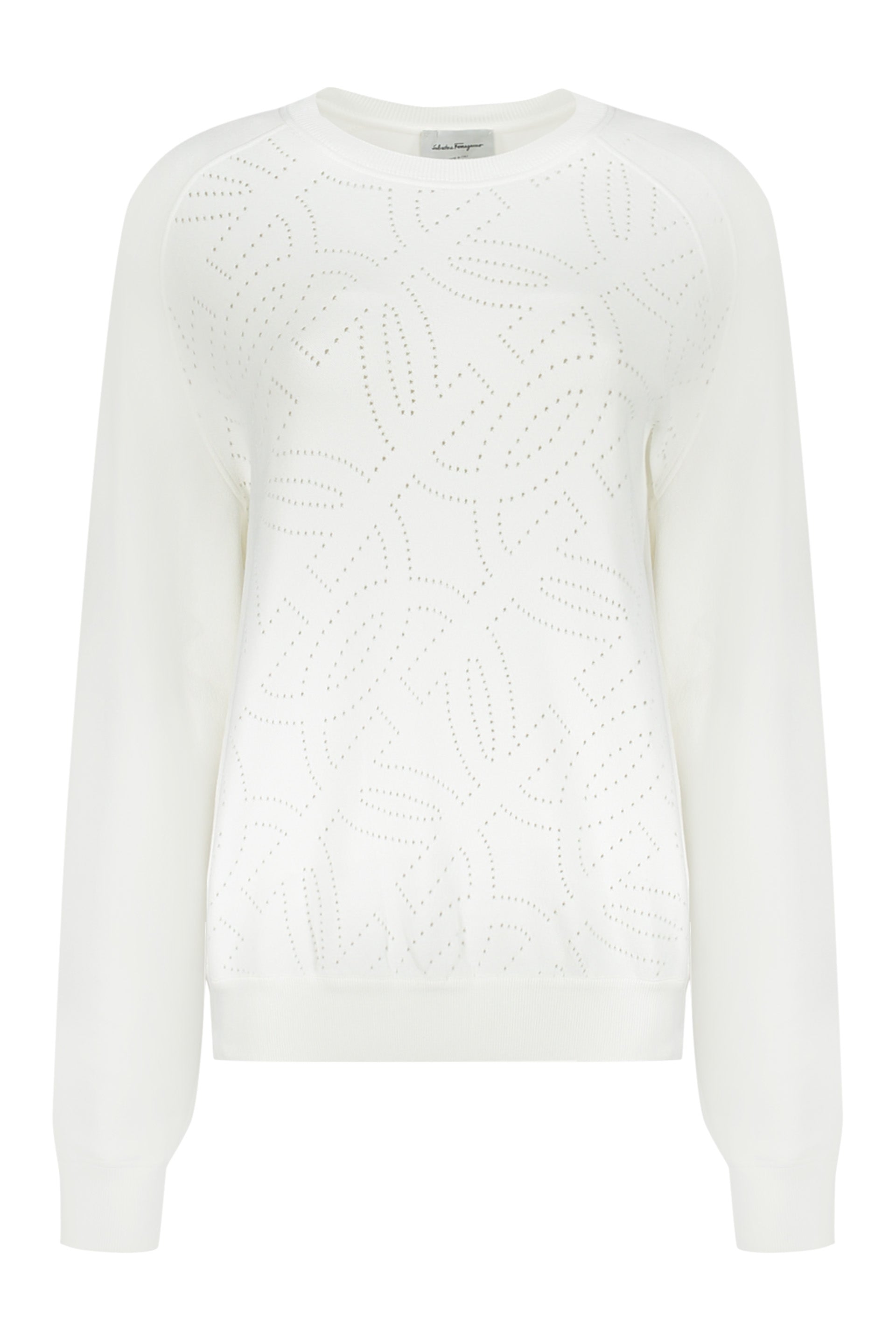 Long sleeve crew-neck sweater