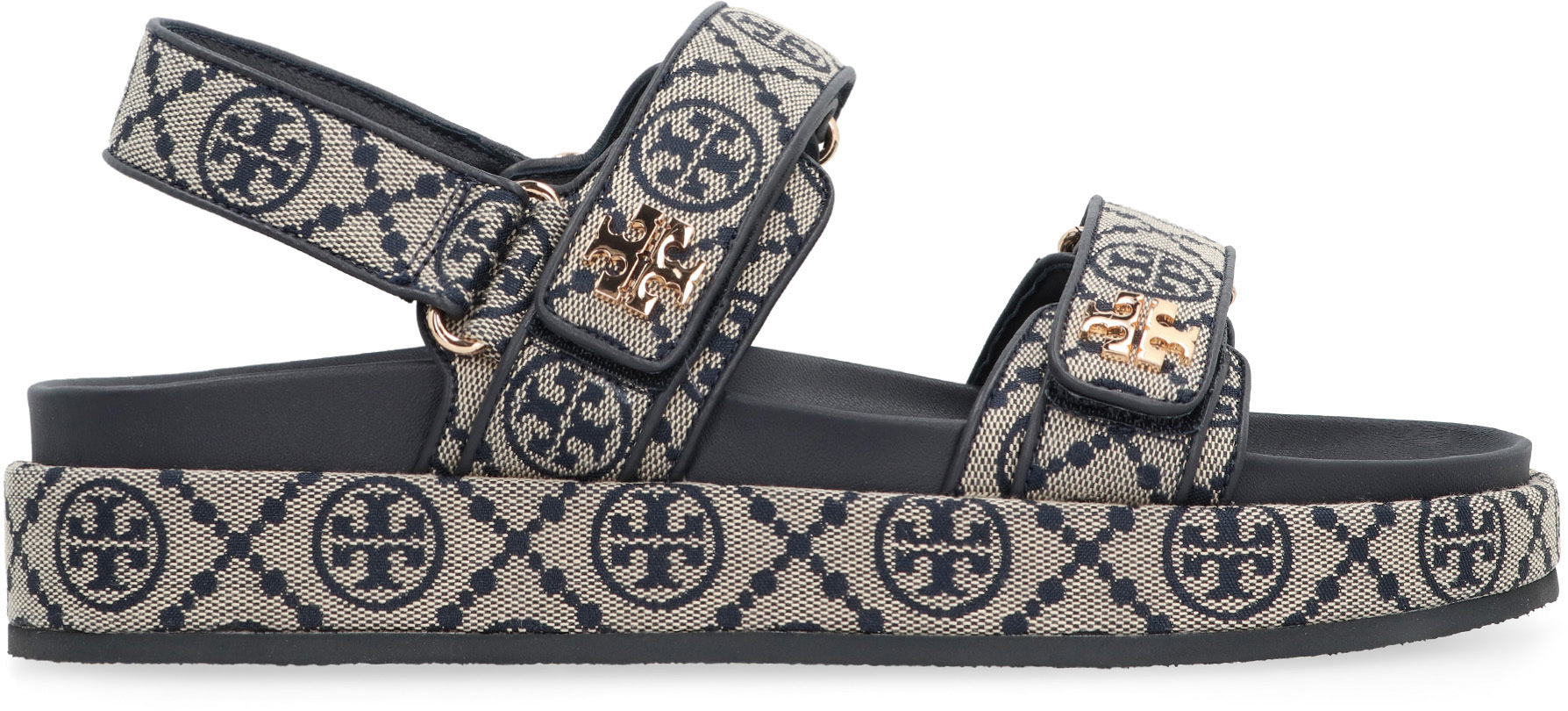 Kira fabric platform sandals