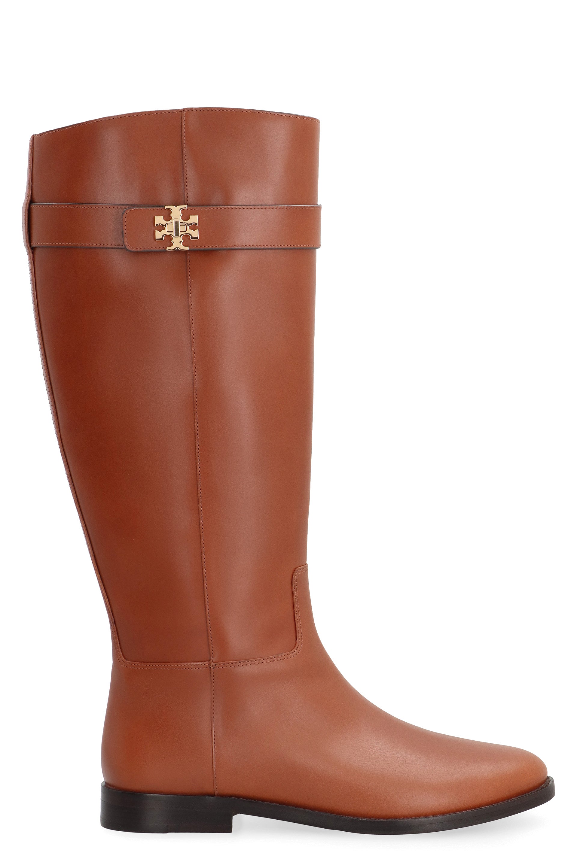 T Lock Leather boots