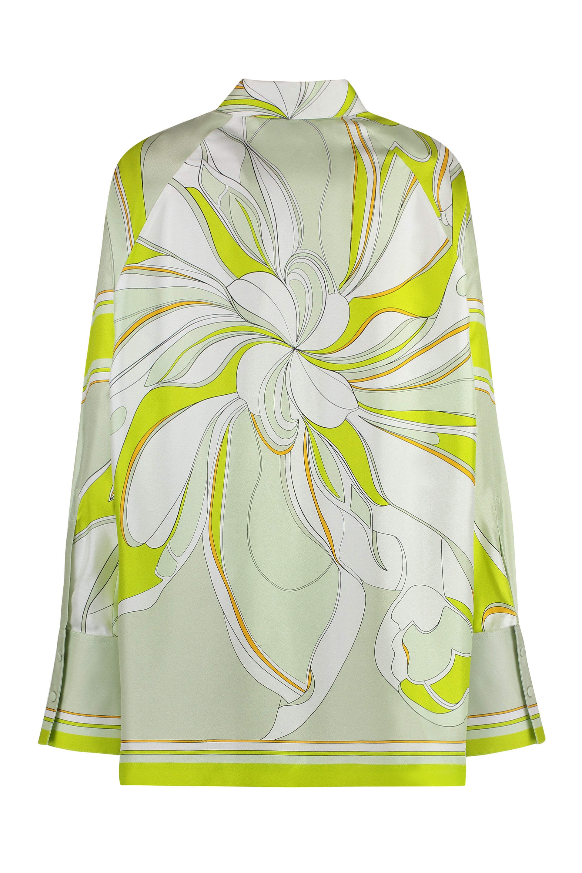 Printed silk shirt