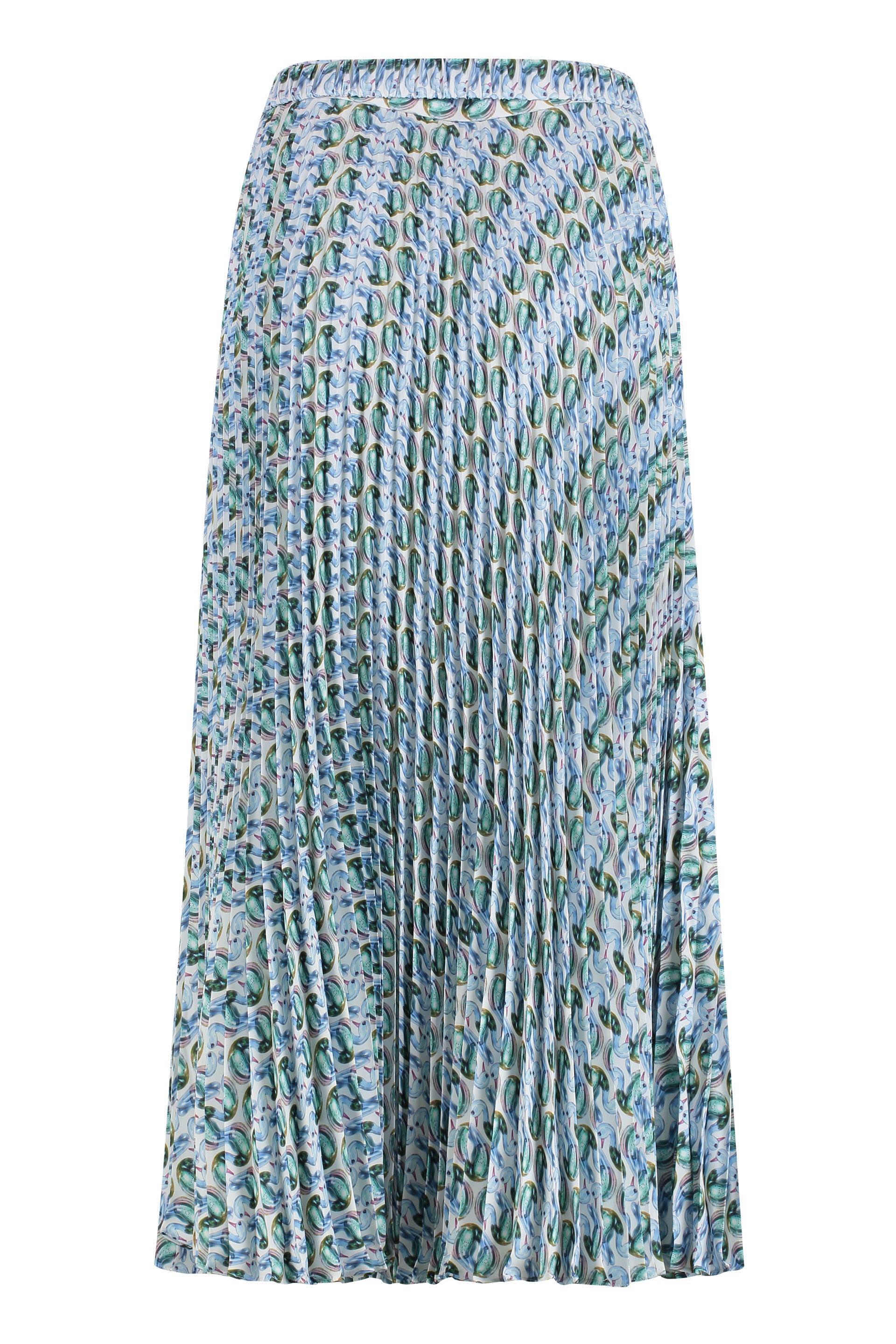 Printed midi skirt