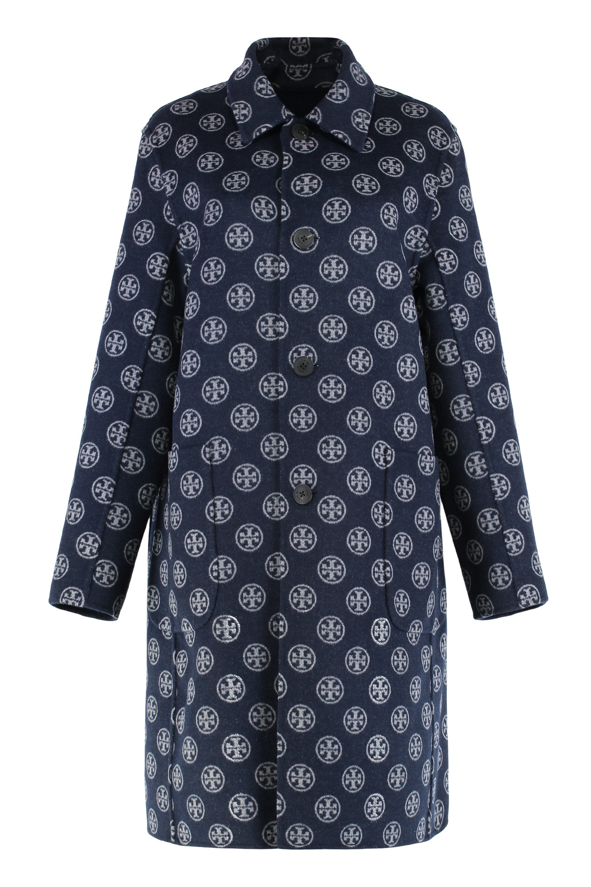 Reversible wool coat