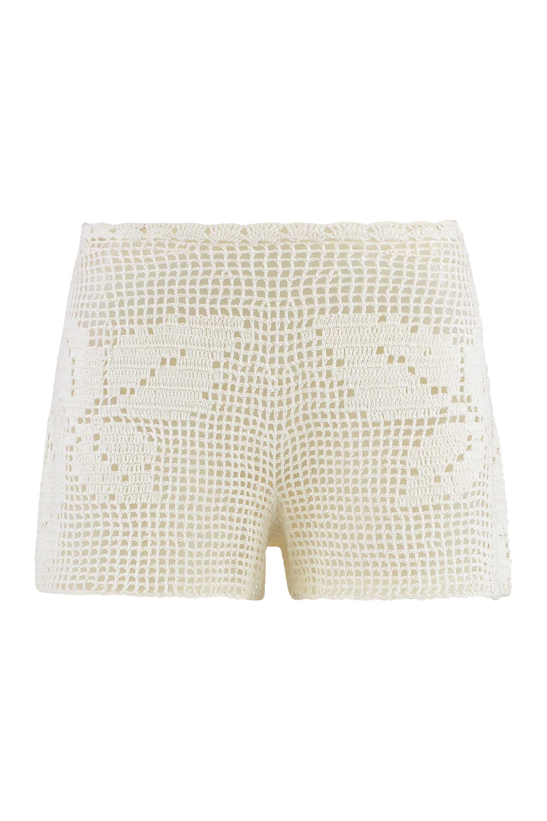 Knitted crochet shorts