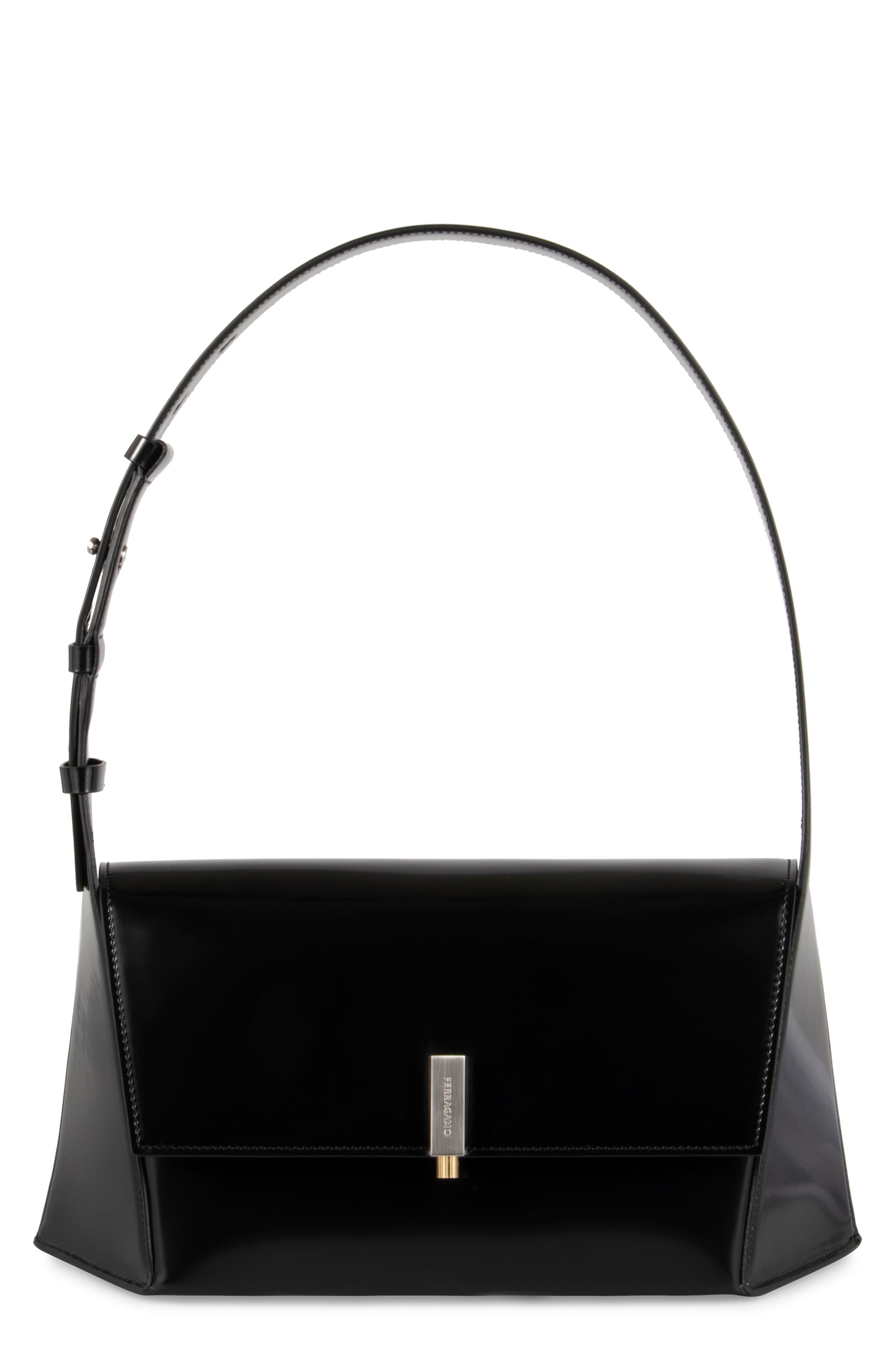 Leather shoulder bag