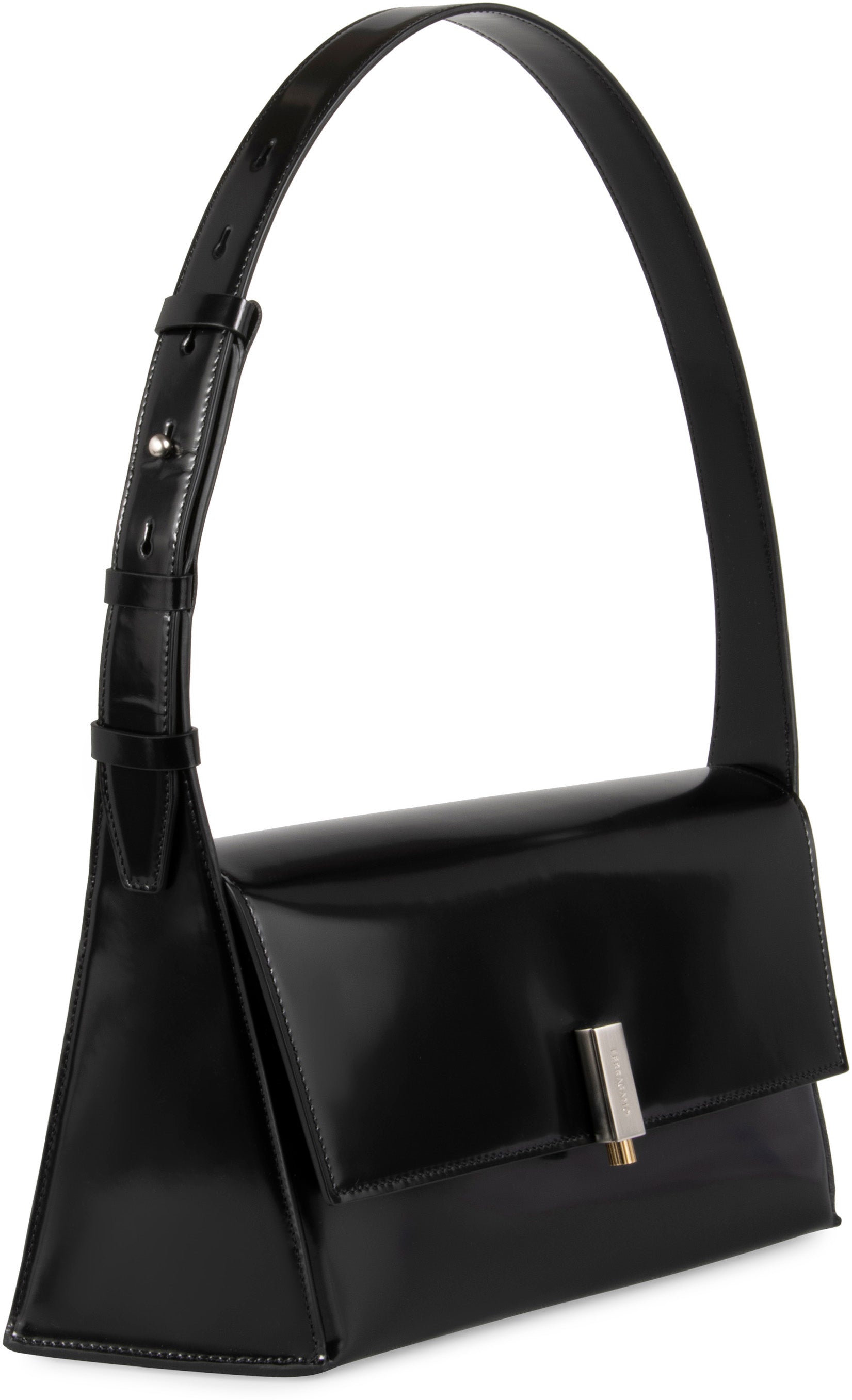 Leather shoulder bag