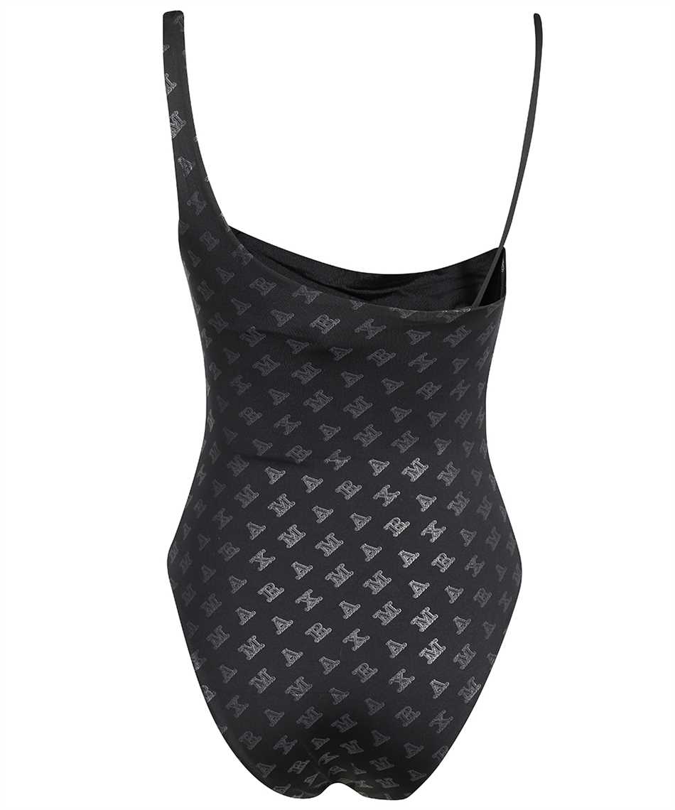 One-piece swimsuit with logo