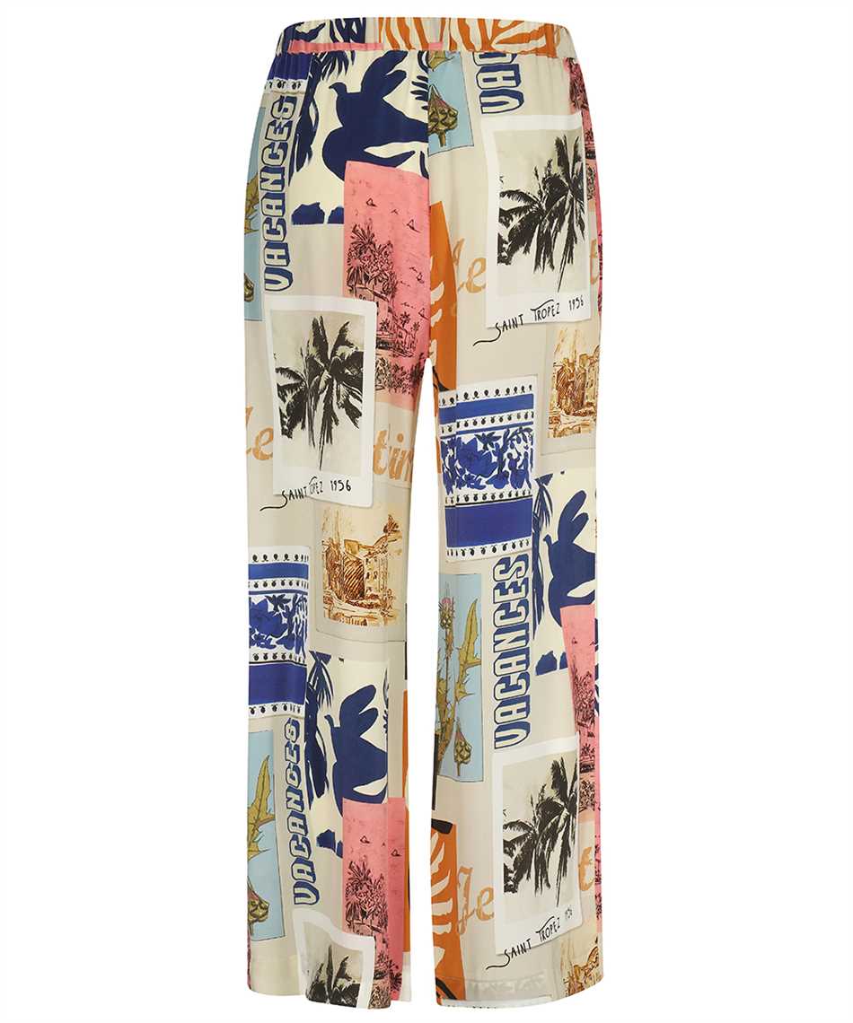 Silk trousers