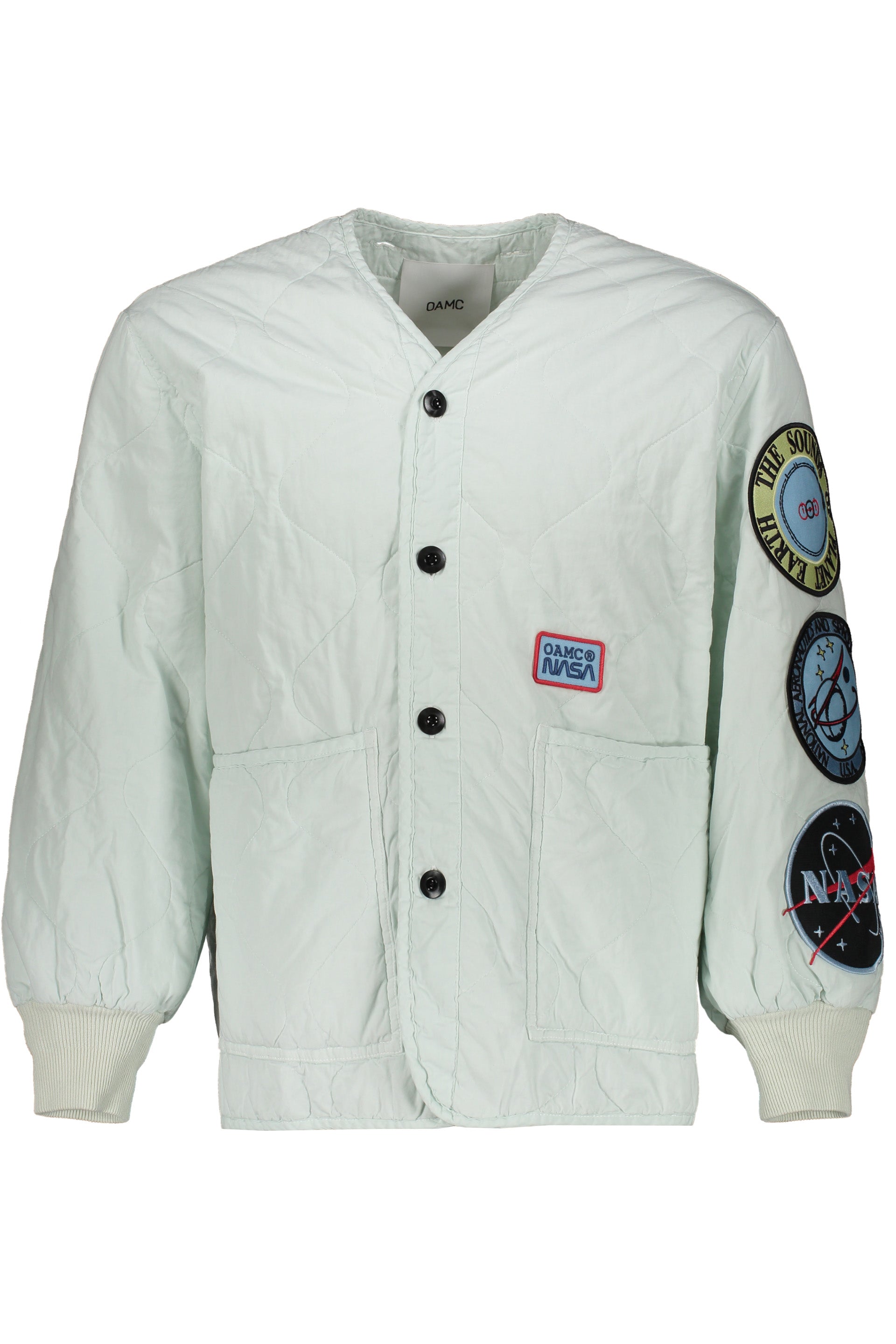 Button-front cotton jacket