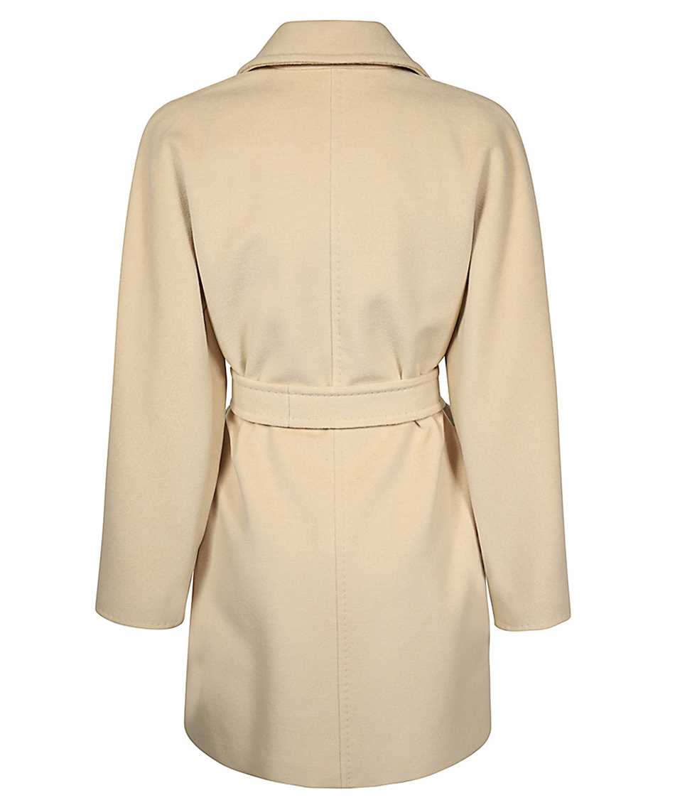 Double-breasted wool and cashmere coat