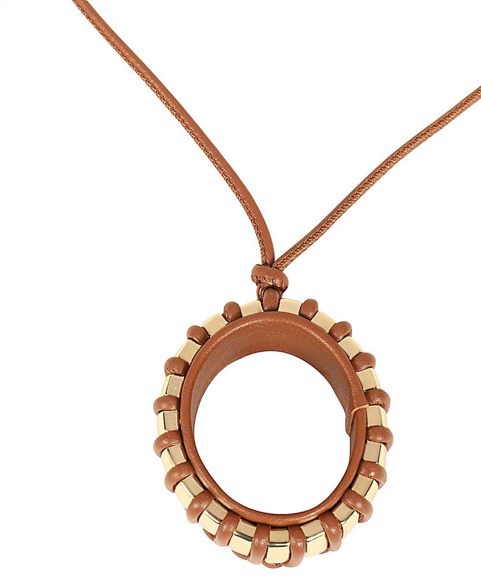 Leather necklace