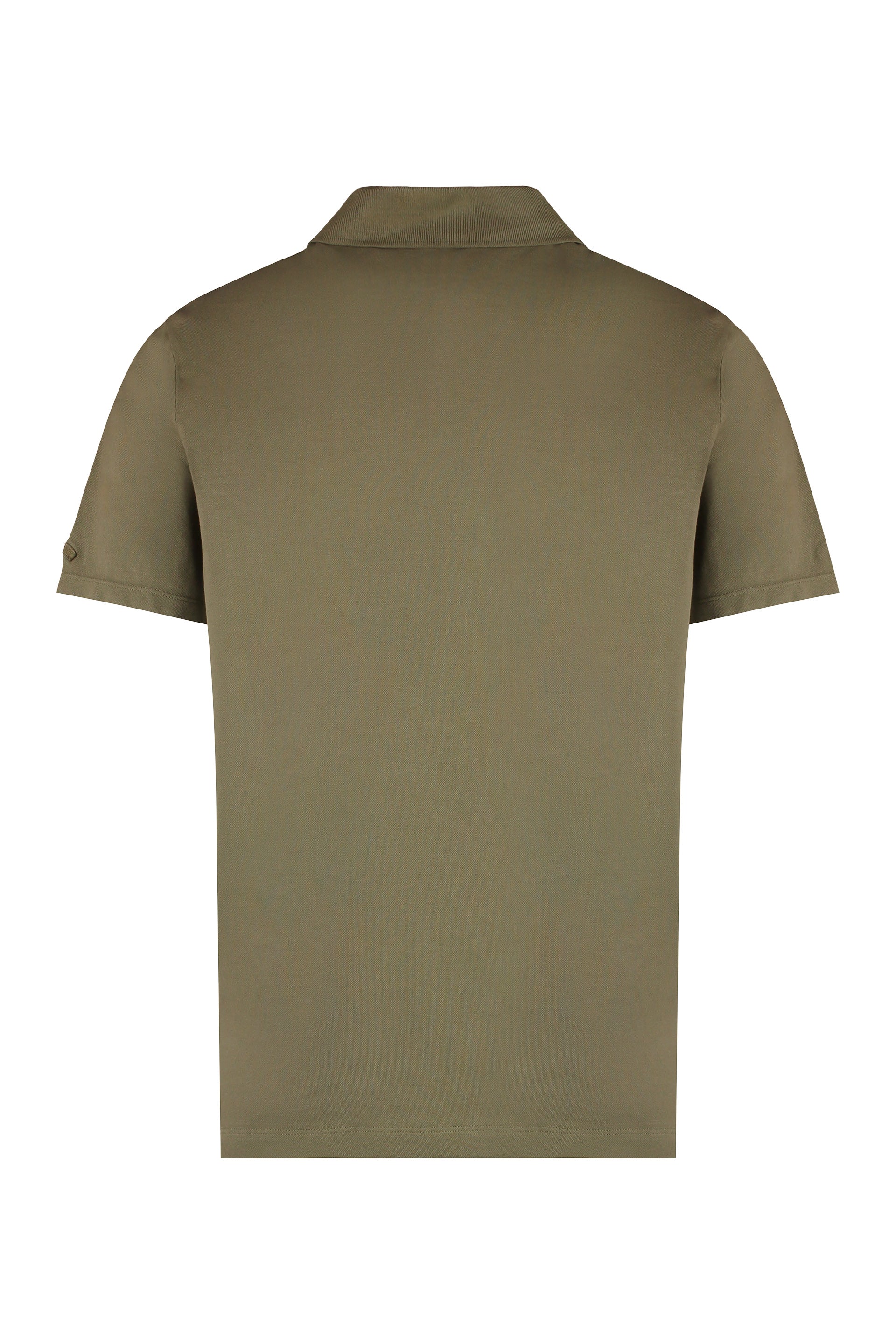 Short sleeve cotton polo shirt